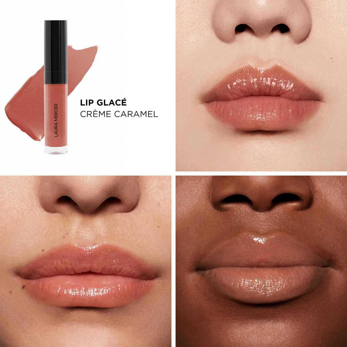 Laura Mercier Lip Glacé Balm Gloss, High-Shine Finish, 24HR Moisture, Improves Hydration, Smooth and Even Application, Infused with Jojoba Oil, 60 Beauty & Personal Care Laura Mercier
