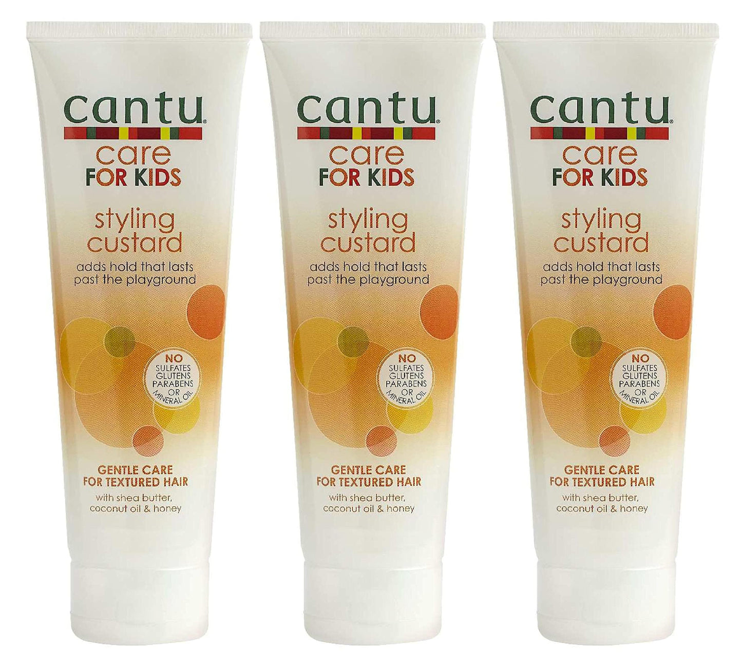 Cantu Care For Kids Styling Custard 8 Ounce Tube (Pack of 3) Beauty & Personal Care Cantu