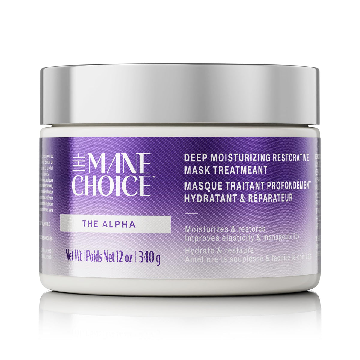 The Mane Choice The Alpha Hair Mask, Green Tea & Carrot Mask Treatment, 12 oz, Deep Moisturizing & Restorative, Anti Frizz, Helps Restore Dry, Damaged