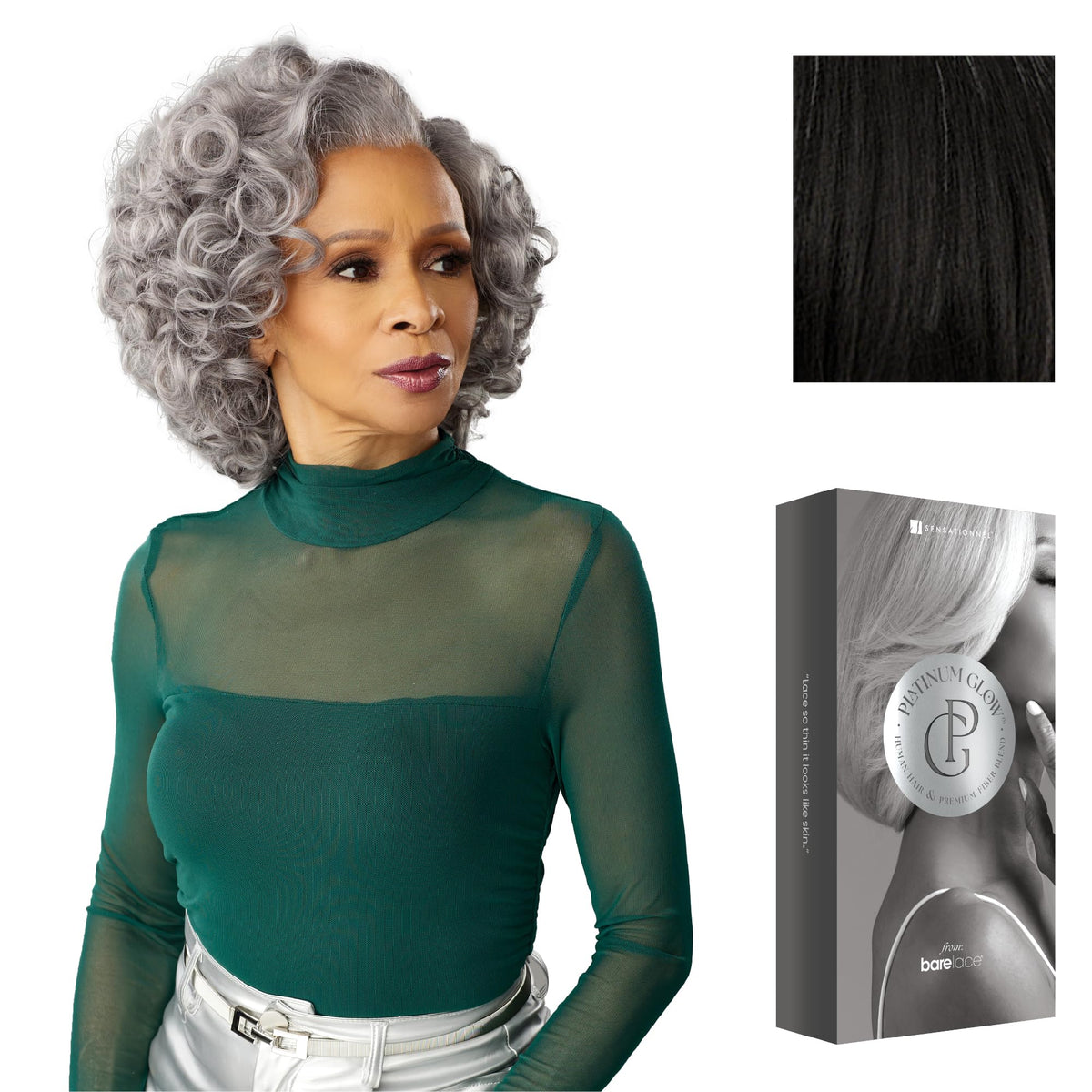 Sensationnel Platinum Glow 13x6 Wig-Evine, SILVERWHISPER