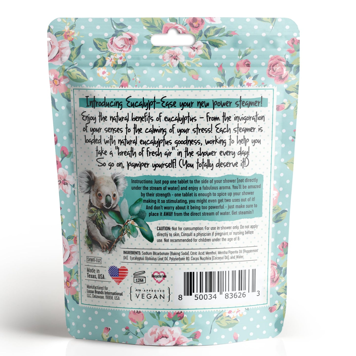 Bella & Bear Shower Steamers Eucalyptus Shower Bombs Aromatherapy, Shower Tablets - Eucalypt-Ease Shower Steamers with Essential Oils - Home… Beauty & Personal Care Bella and Bear