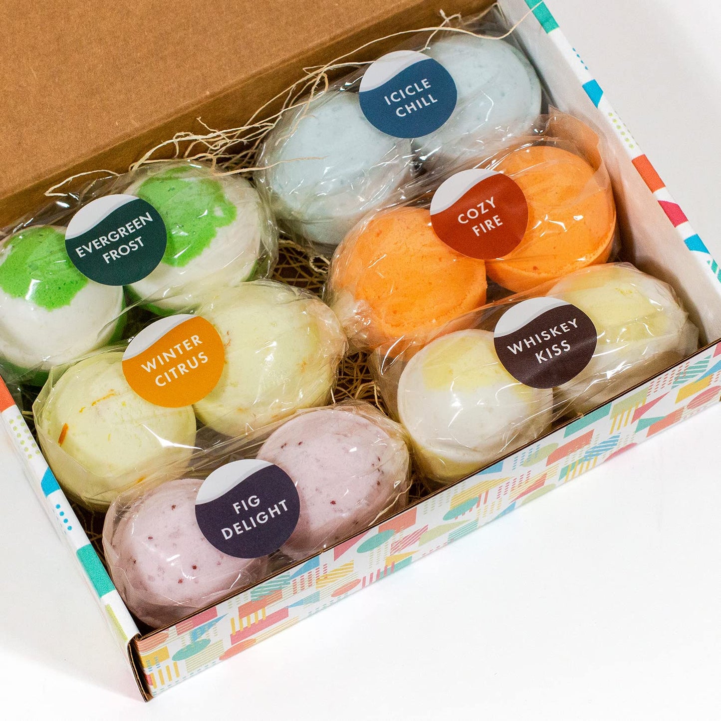 Refugee Bath Co. Variety Pack Bath Bombs, Winter Warmer Set, 2.5 oz, Support Refugee Employment in The USA Beauty & Personal Care Refugee Bath Co.