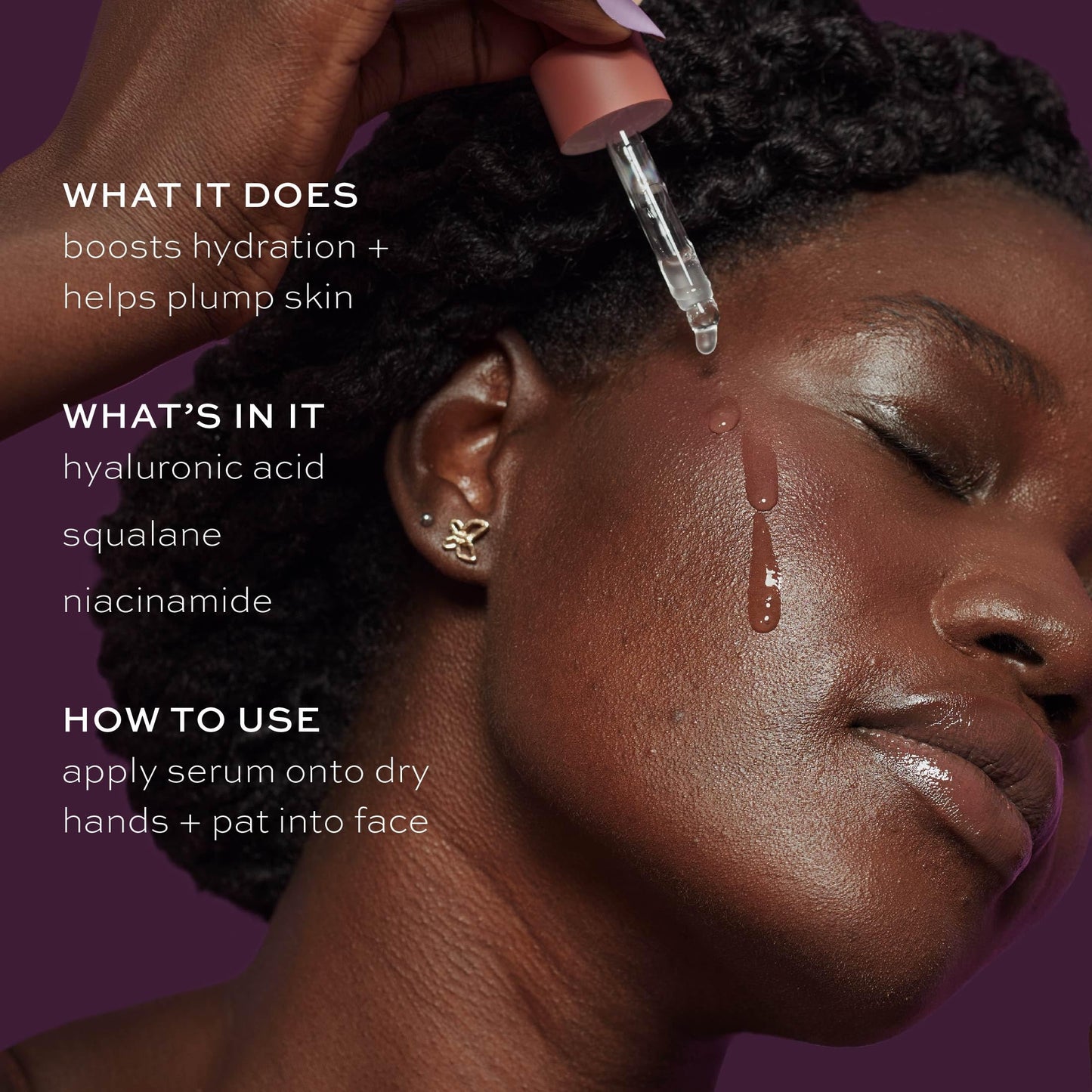 ITK Hyaluronic Acid Serum with Niacinamide & Squalane - Hydration & Plumping Anti-Aging Serum For Face - Deep Moisture Hydrating Face Serum Beauty & Personal Care ITK
