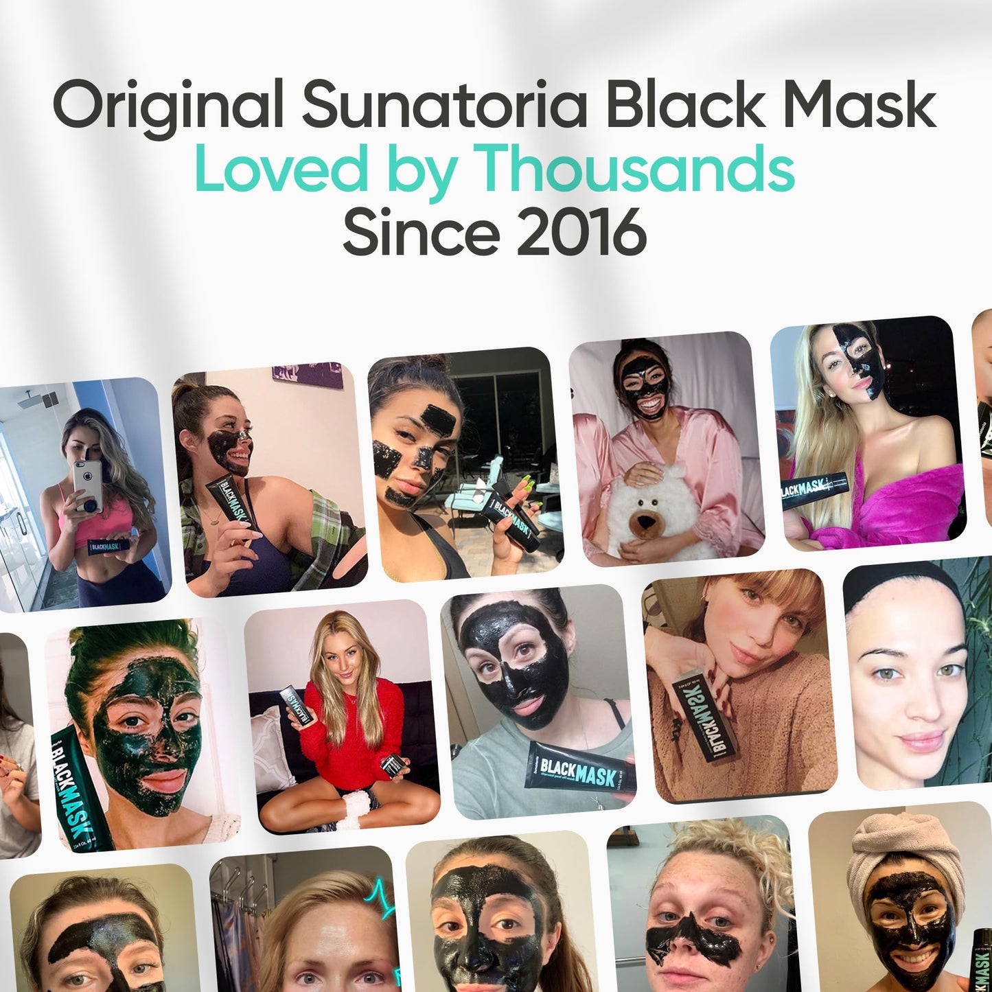 SUNATORIA Original - Black Peel Off Face Mask - Charcoal Pore Mask - Helps Remove Excess Oil & Lift Away Surface Impurities - Botanical Extracts Beauty and Personal Care SUNATORIA