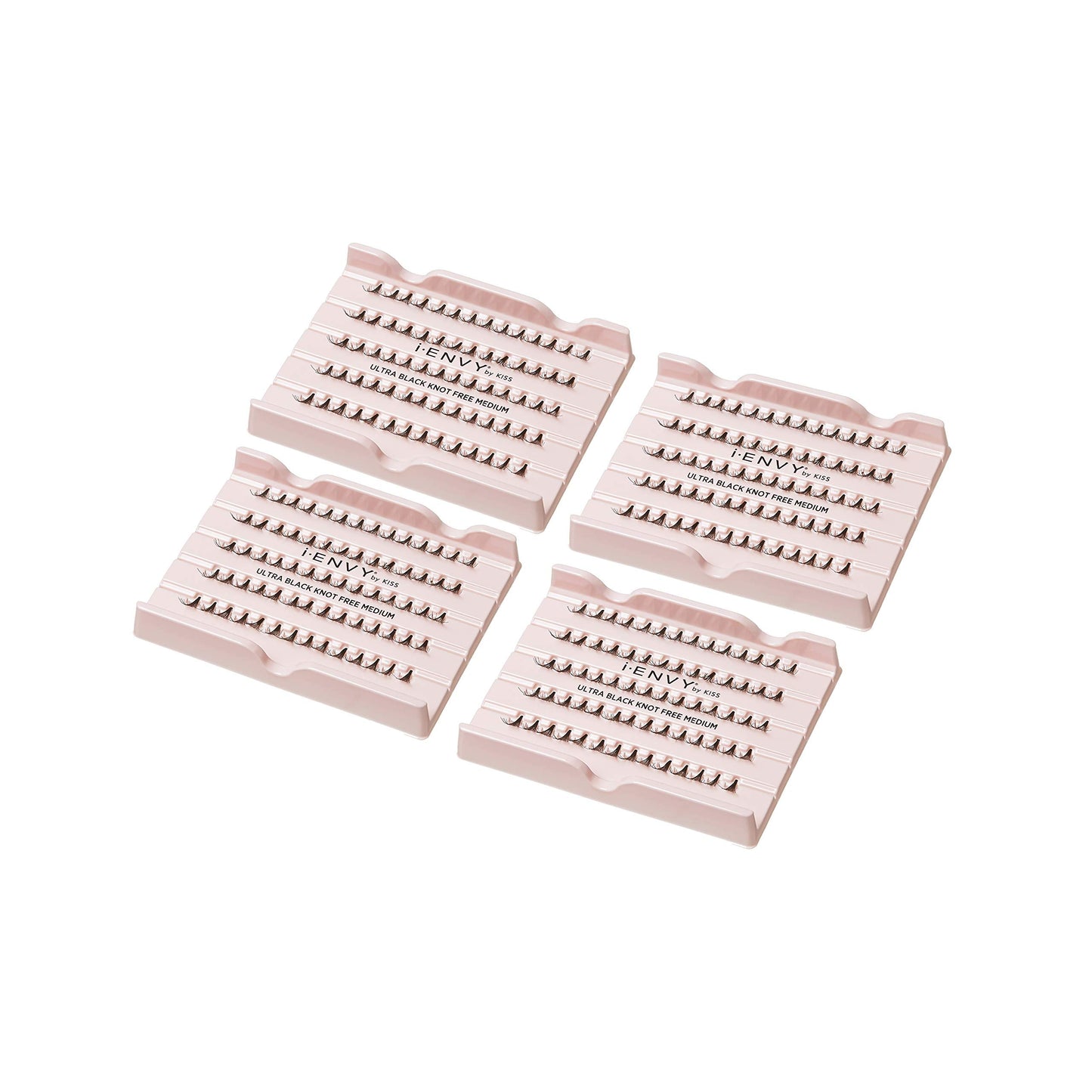 i-ENVY By KISS Ultra Black Knot Free Lashes, Natural & Bold Look, 280 Individual Remy Hair Lashes, Lightweight, Easy-to-Use, Perfect for Subtle Beauty & Personal Care i•ENVY