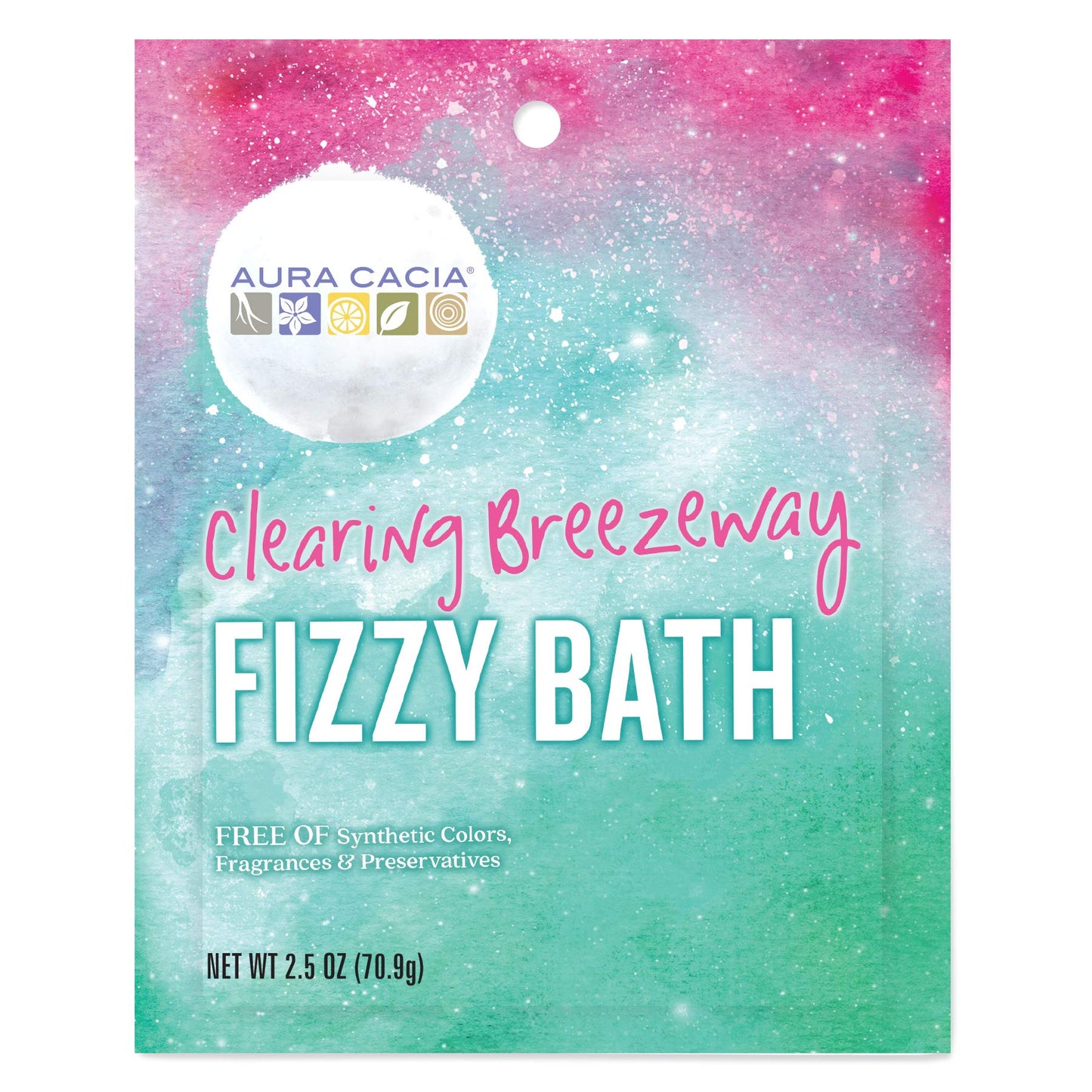 Aura Cacia Clearing Breezeway Fizzy Bath | GC/MS Tested for Purity | 2.5 oz (70.9g) Beauty & Personal Care Aura Cacia