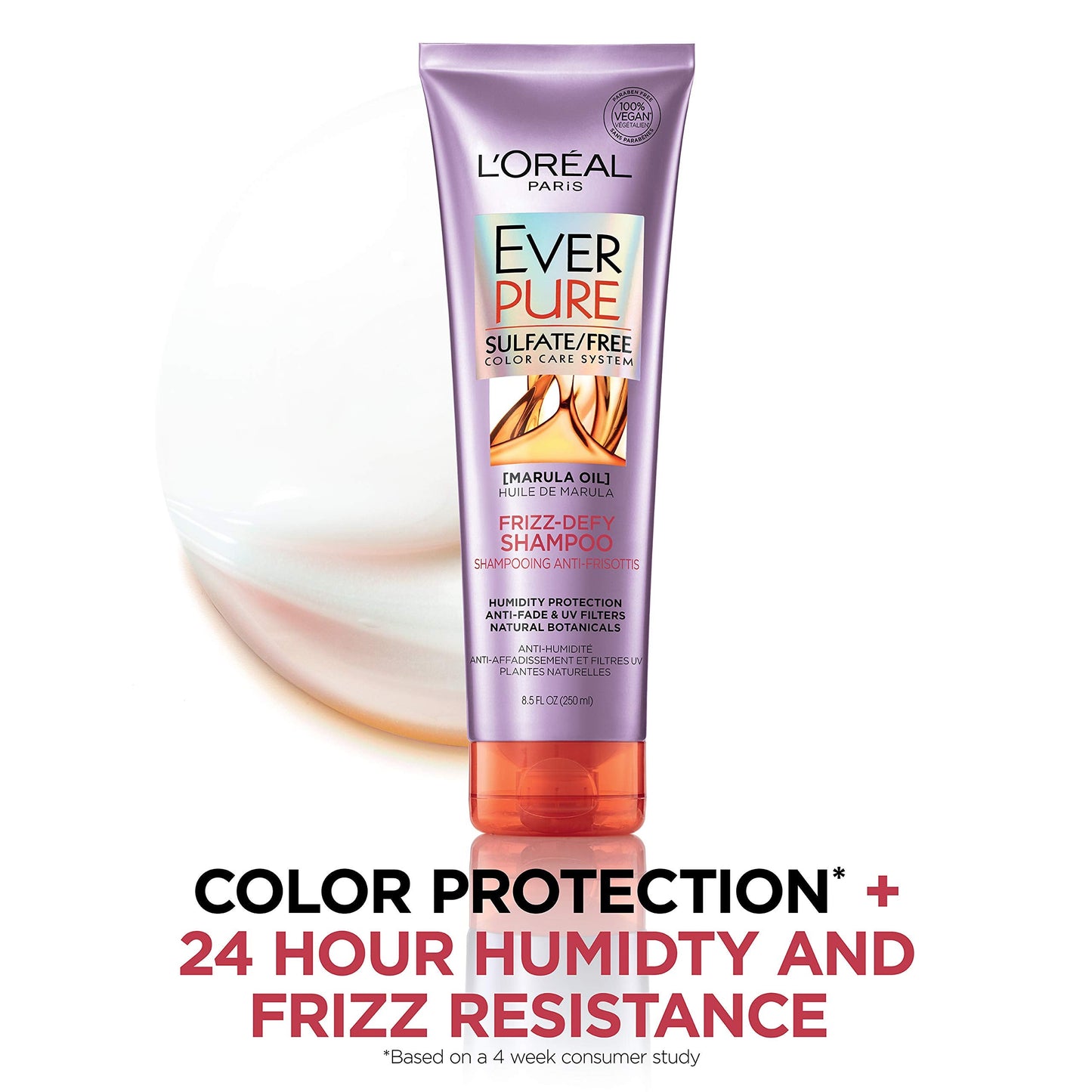 L'Oréal Paris EverPure Sulfate Free Frizz Defy Shampoo, 8.5 fl. oz. Beauty & Personal Care L'Oreal Paris