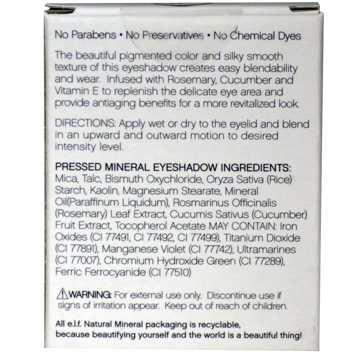 e.l.f. Pressed Mineral Eye Shadow, Miss Popular, 0.11 Ounce Beauty & Personal Care e.l.f.