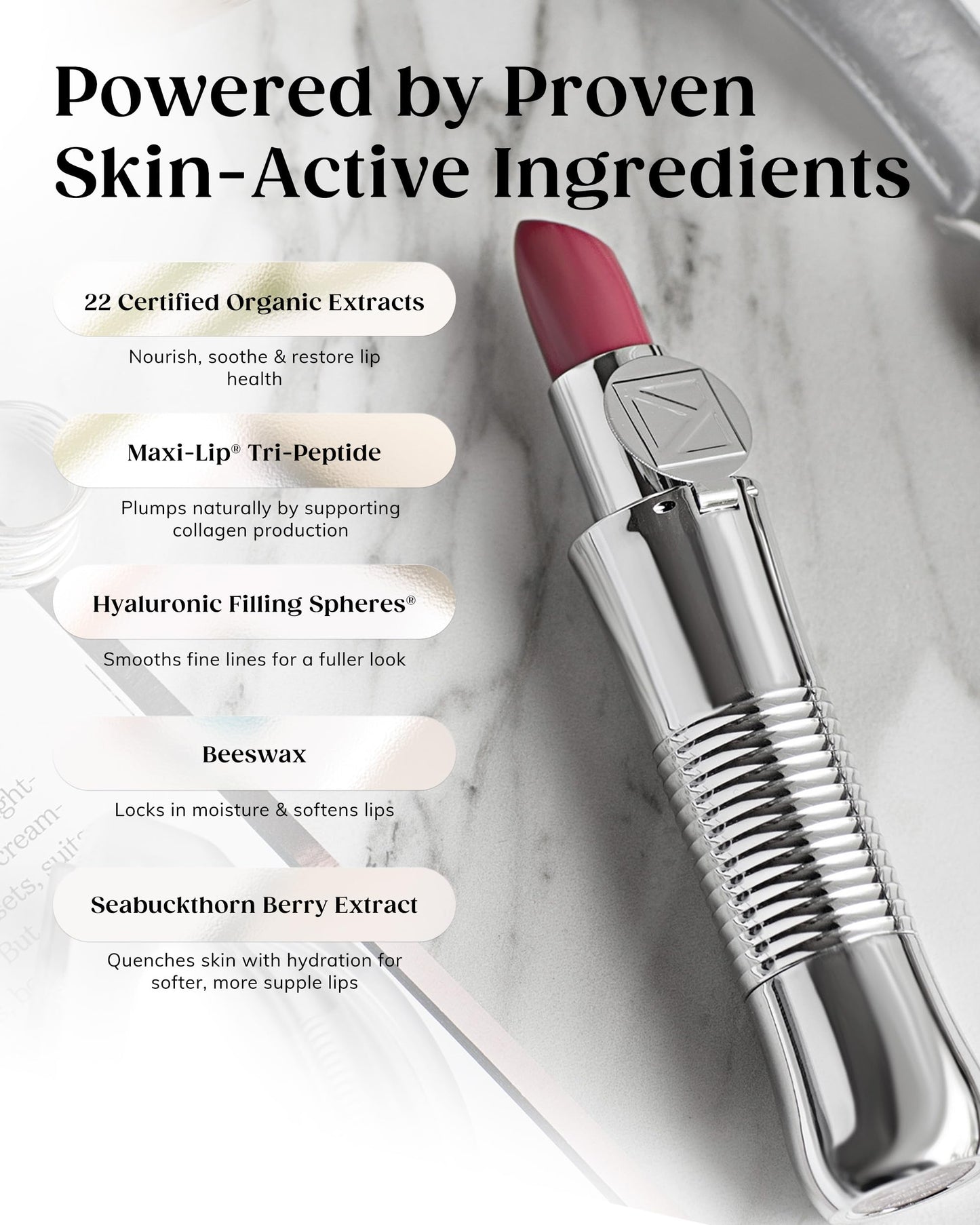 KAPLAN MD Perfect Pout Lipstick, Revitalizing Treatment + SPF 30 Sunscreen, 0.11 oz Beauty & Personal Care KAPLAN MD