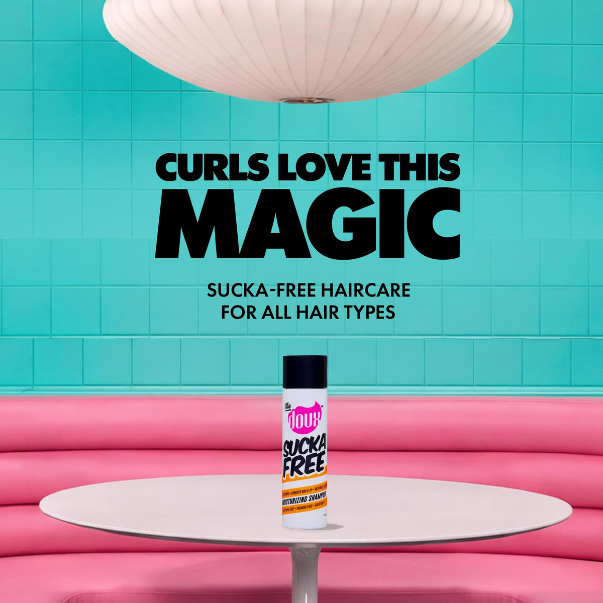 The Doux SUCKA FREE Moisturizing Shampoo, Sulfate-Free Cleanser, 8 oz