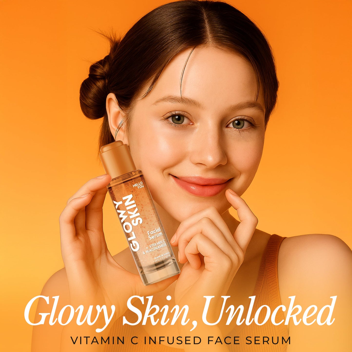 Hello You Vitamin C Serum For Face With Niacinamide - Dermatologist Tested, Korean Skin Care - Supports Glowy Skin, Enhances Tone & Smooths Texture Beauty & Personal Care Hello You