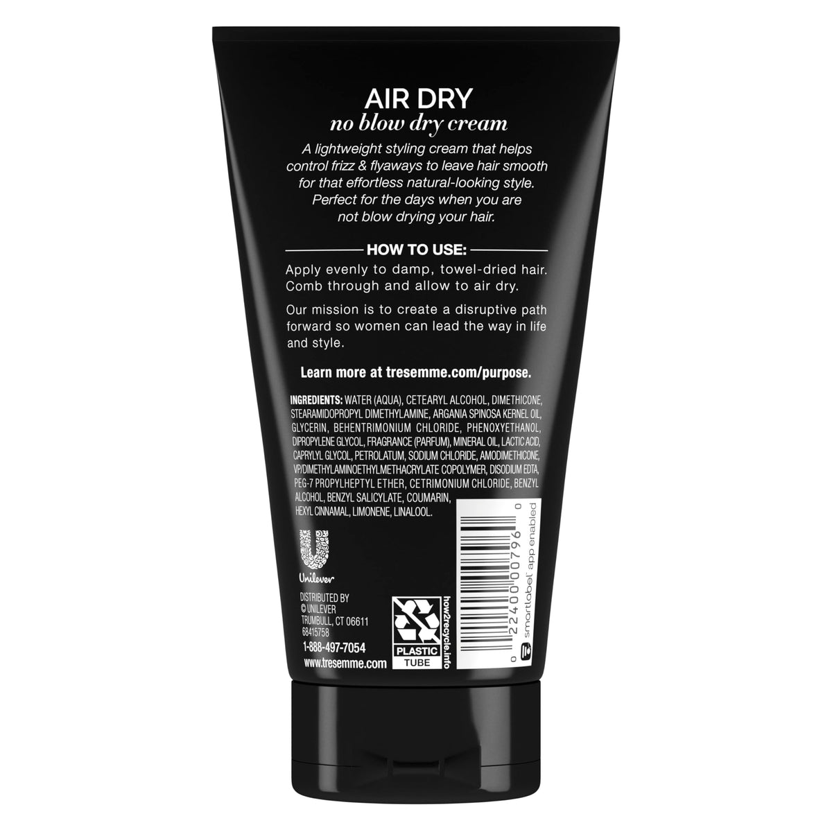 TRESemmé Air Dry Smoothing Cream for Frizzy, Unruly Hair - Hydrating Styling Cream 5 oz Beauty & Personal Care TRESemmé