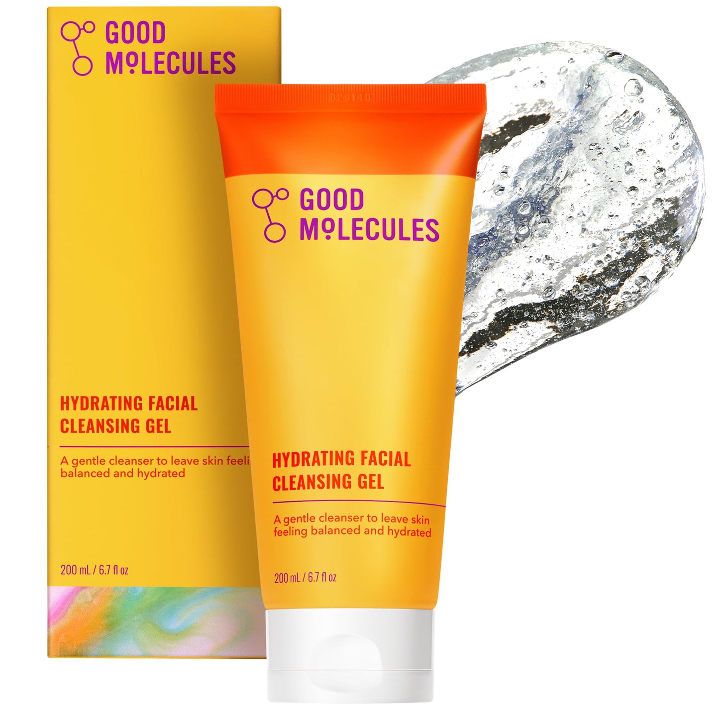 Good Molecules Hydrating Facial Cleansing Gel - Face Wash with Rosewater and Pineapple Extracts to Brighten, Cleanse, and Moisturize - Facial Beauty and Personal Care Good Molecules Default Title