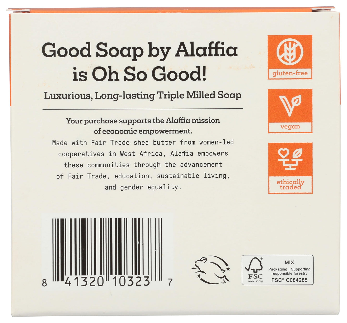 Alaffia, Good Soap Unscented Shea Value Pack 4 Count, 5 Ounce Beauty & Personal Care Alaffia