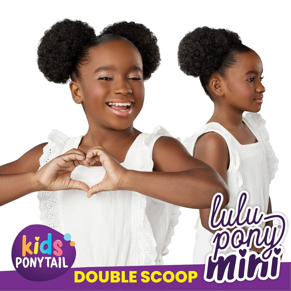 Sensationnel Lulupony Mini-Double Scoop,4 MEDBROWN