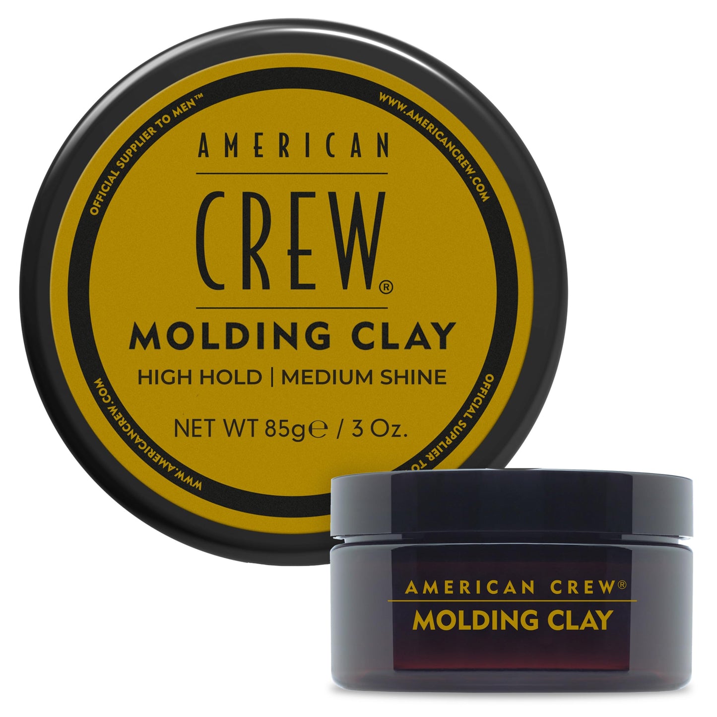 American Crew Men's Hair Molding Clay, Like Styling Gel with Strong Hold & Medium Shine, Stocking Stuffer for Him, 3 oz Beauty & Personal Care AMERICAN CREW