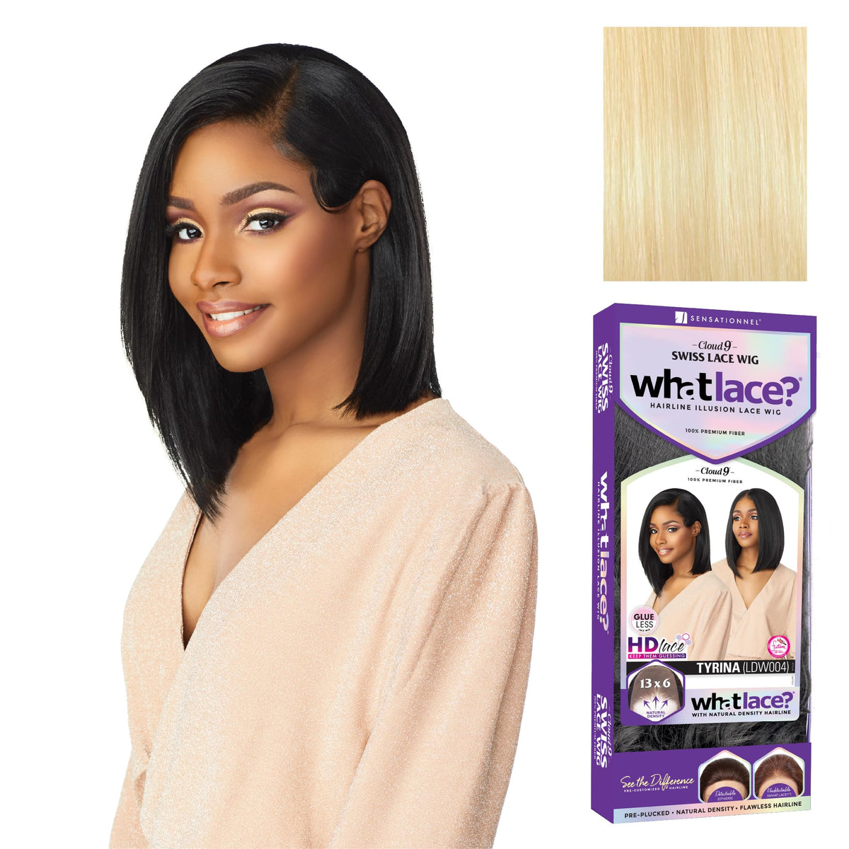 Sensationnel What Lace 13x6 Wig-Tyrina, 613 BLONDE