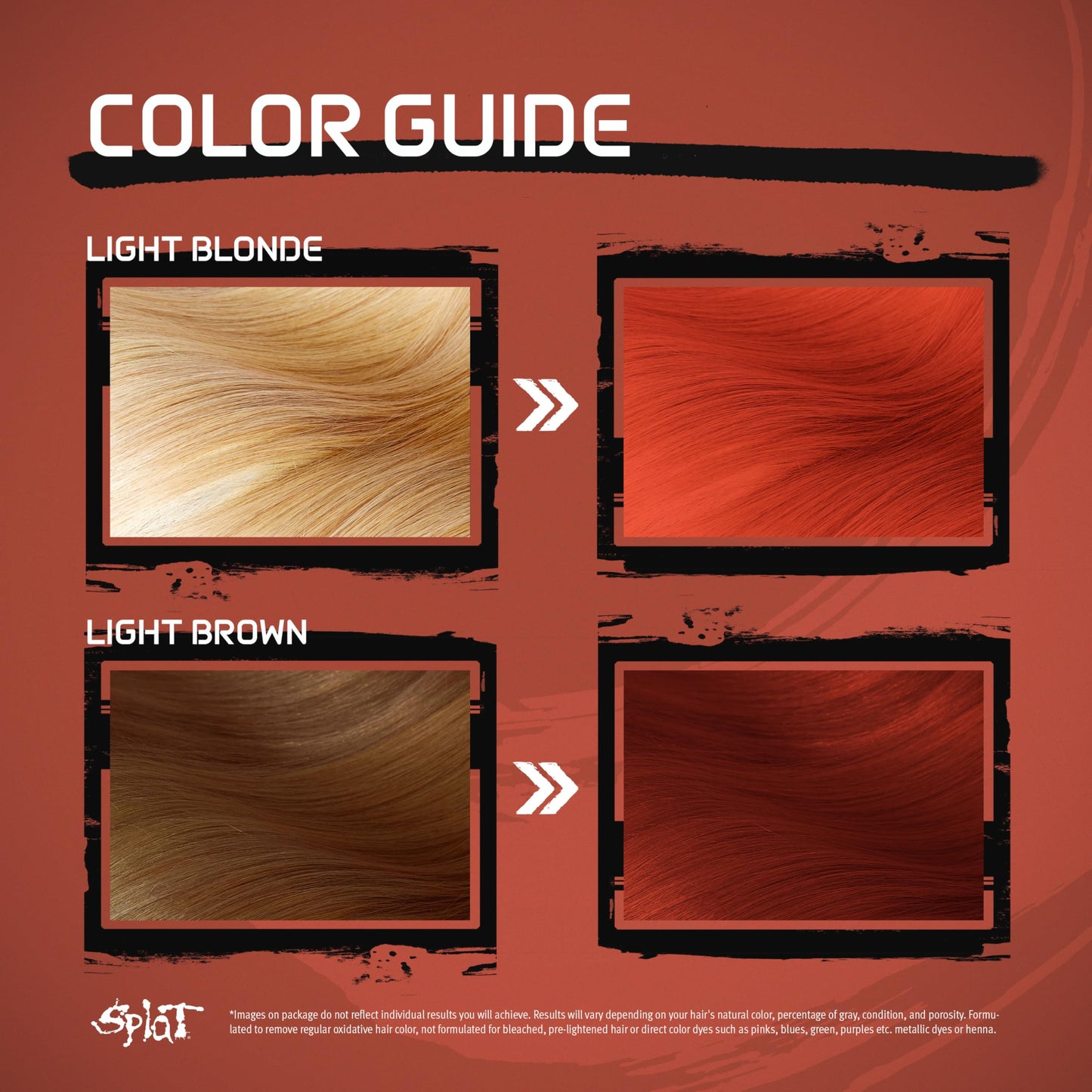 Splat Midnight Amber Semi Permanent Hair Dye Kit, 1 Application, Includes Deep Reconstructor Conditioner, Lasts 30 Washes, No Bleach Required, Vegan Beauty & Personal Care Splat