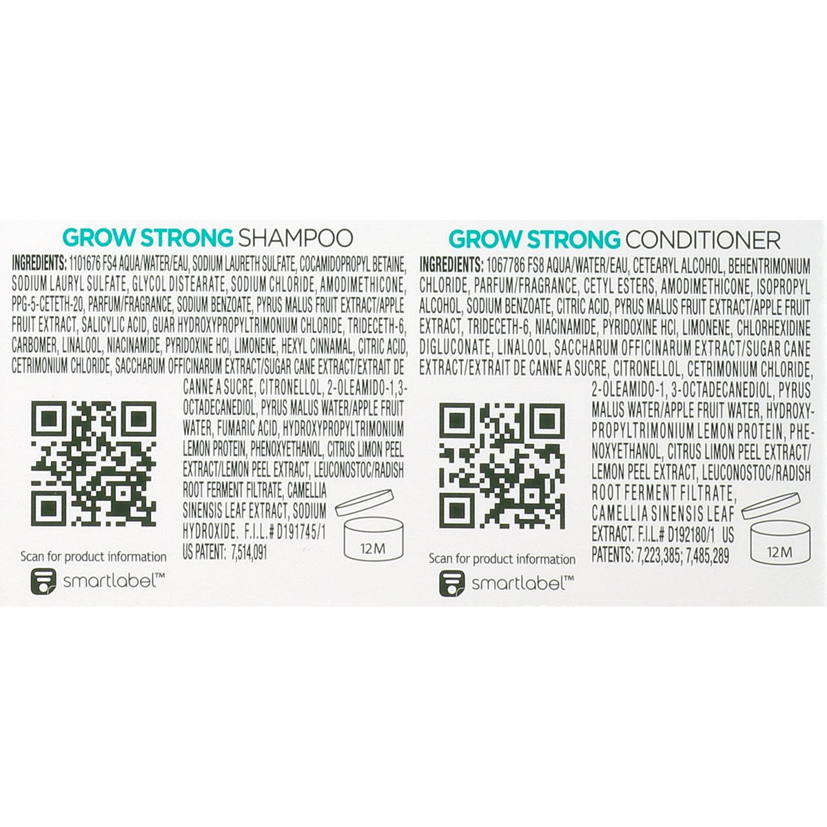 Garnier Hair Care Fructis Shampoo & Conditioner Kit, Grow Strong