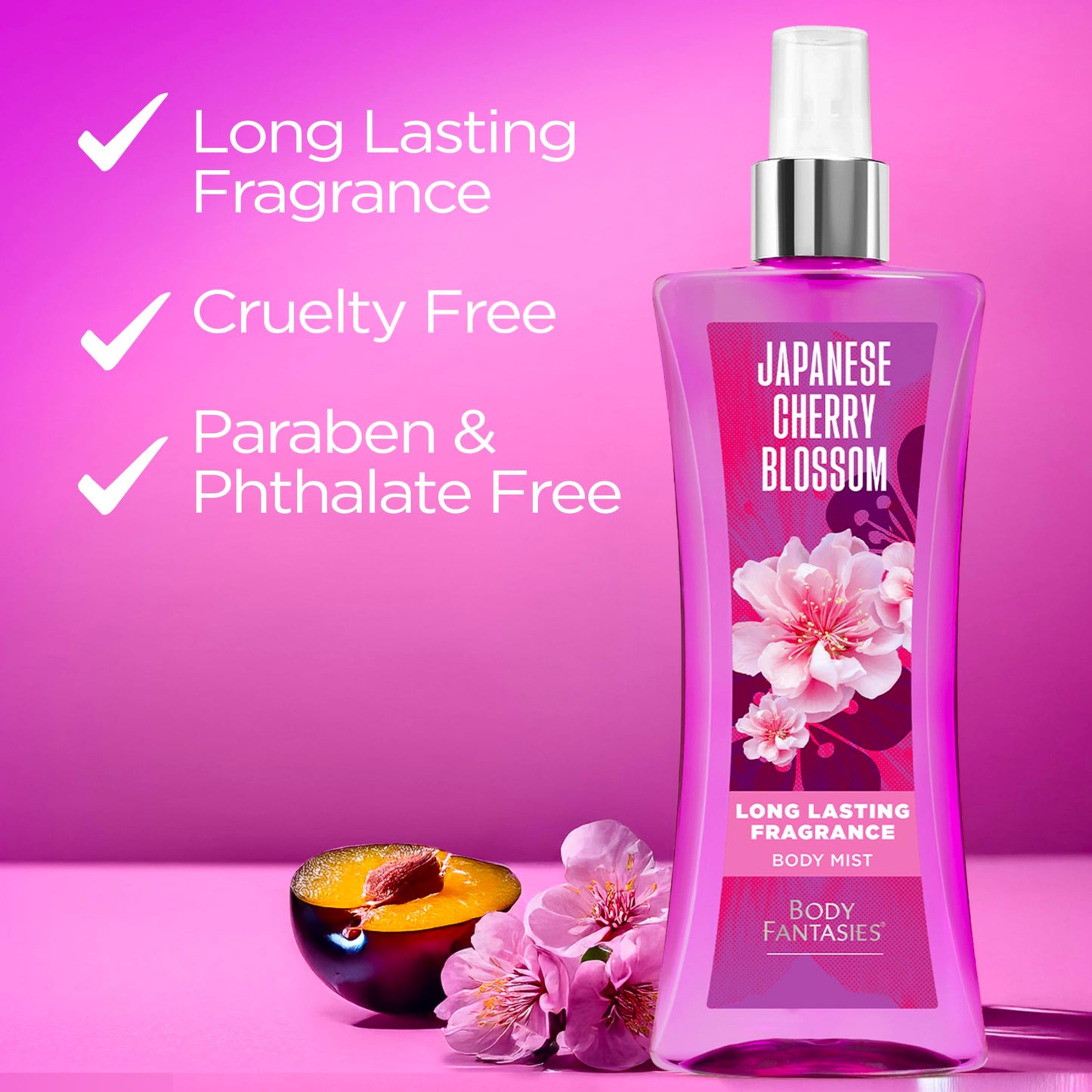 Body Fantasies Signature Fragrance Body Spray, Japanese Cherry Blossom, 8 fl oz (Pack of 2) Beauty & Personal Care Body Fantasies