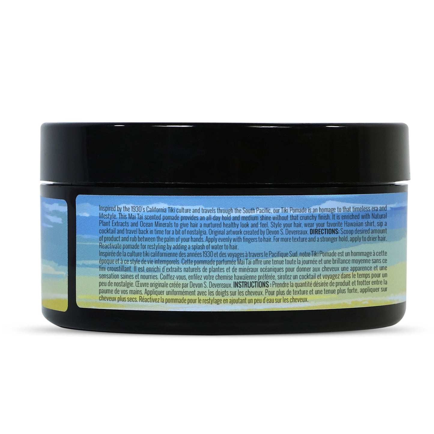 Don Juan Tiki Pomade | Water Based | High Hold | Medium Shine | Natural Plant Extracts and Ocean Minerals | Mai Tai Tropical Scent, 4oz Pack of 3 Beauty & Personal Care Don Juan