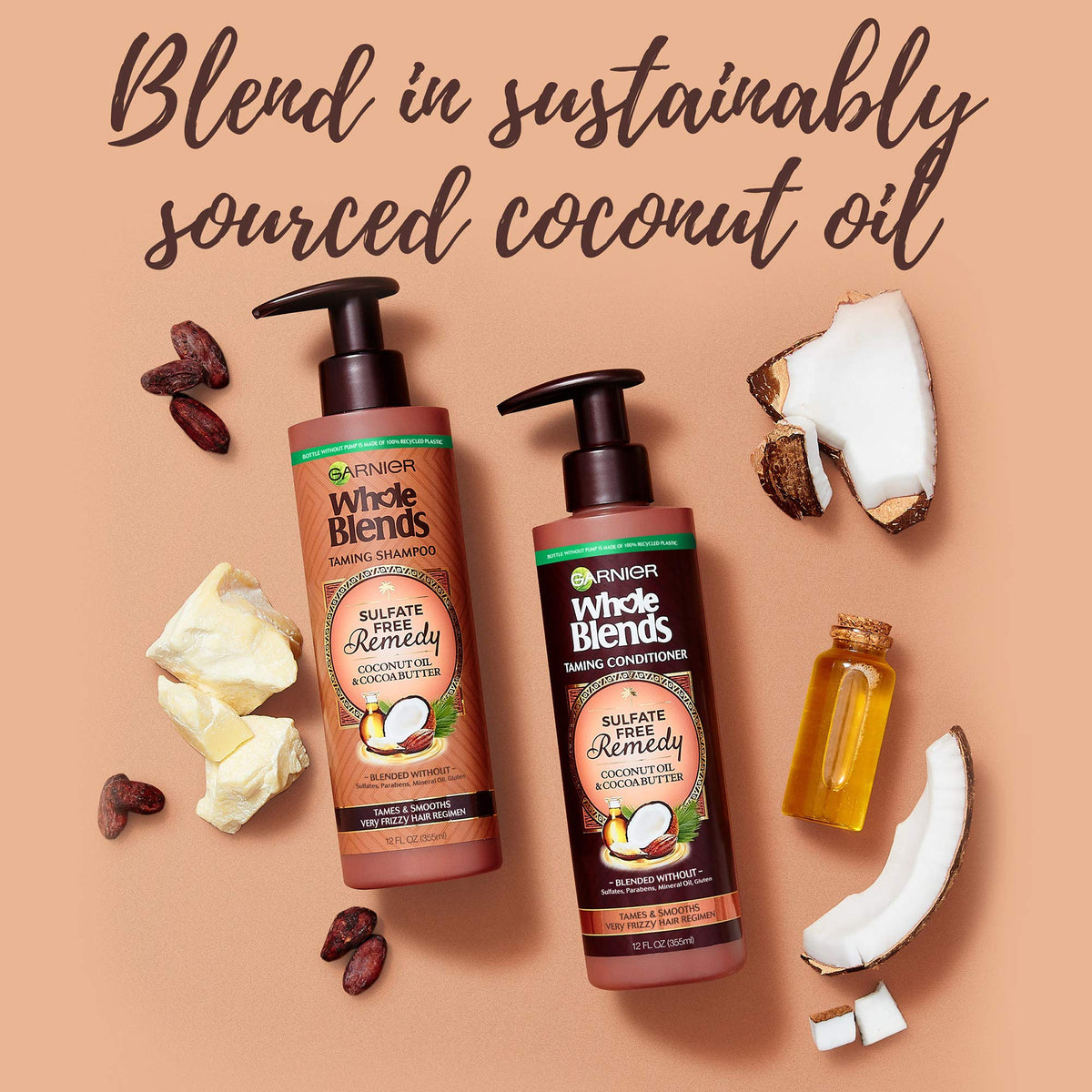 Whole Blends Sulfate Free Remedy Coconut Oil & Cocoa Butter Conditioner