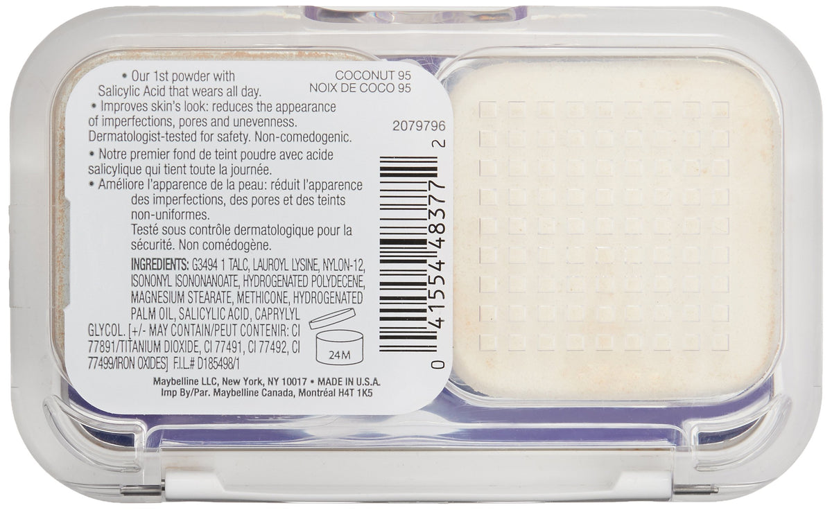 Maybelline Super Stay Better Skin Powder, Coconut, 0.32 oz.