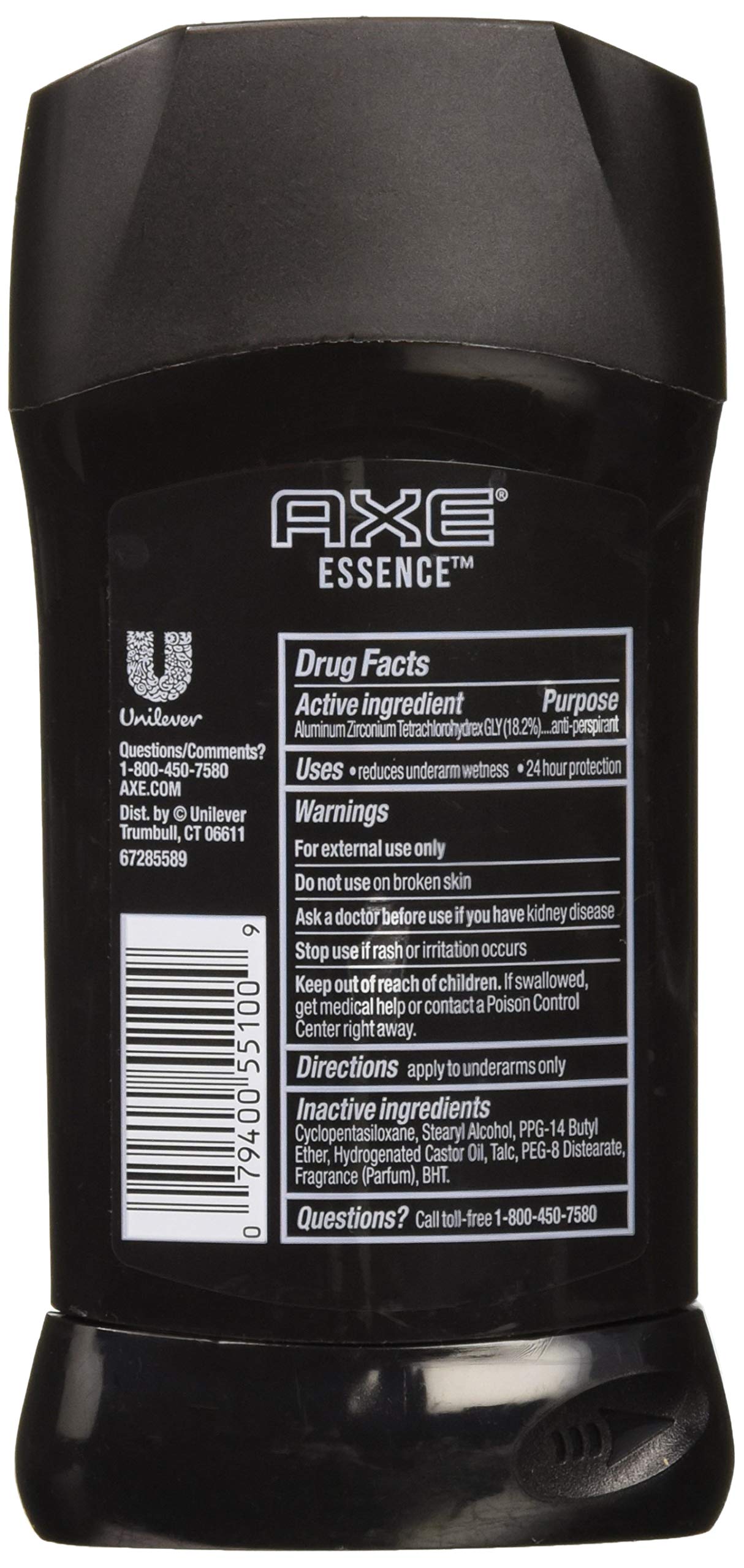Axe Antiperspirant, Essence 2.70 oz - Pack of 6, (Packaging May Vary) Beauty and Personal Care AXE