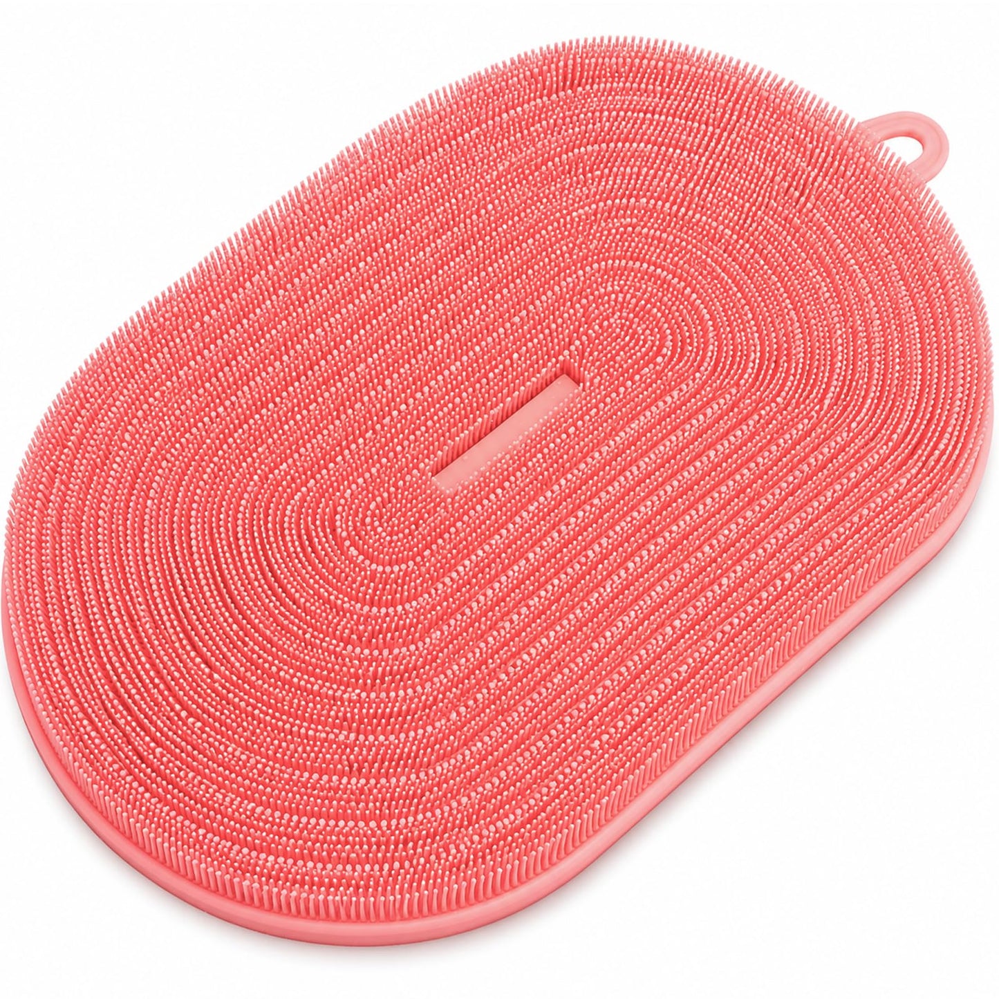 21.3" Silicone Foot & Back Scrubber Mat, Non-Slip Suction Cups Pink Beauty and Personal Care BARRYSAIL