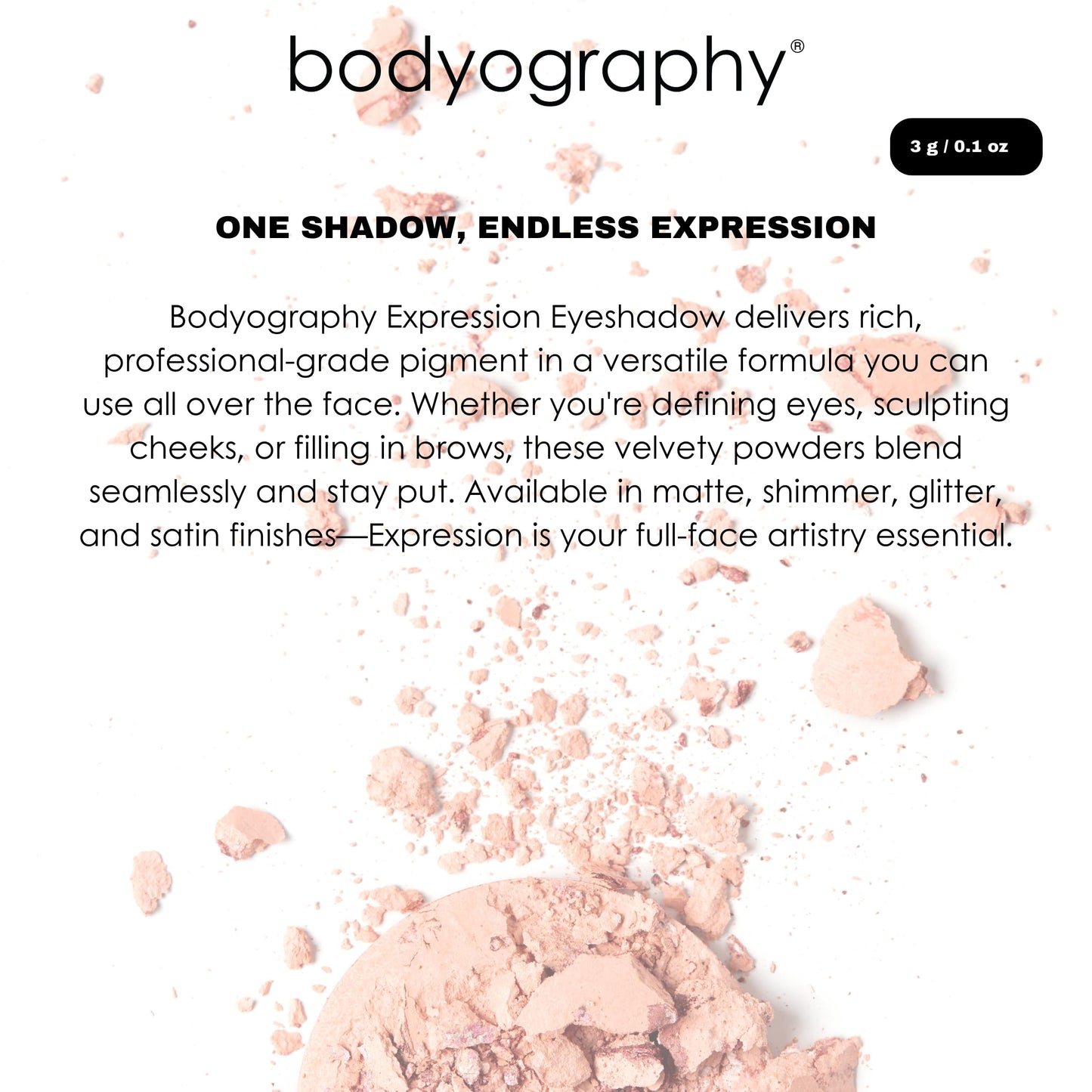 Bodyography Expressions Eye Shadow - Coy (Purple Grey (Matte)) | Multi-Functional, Long-Wearing Powder for Eyes, Cheeks & Brows | Buildable, Silky Beauty & Personal Care Bodyography