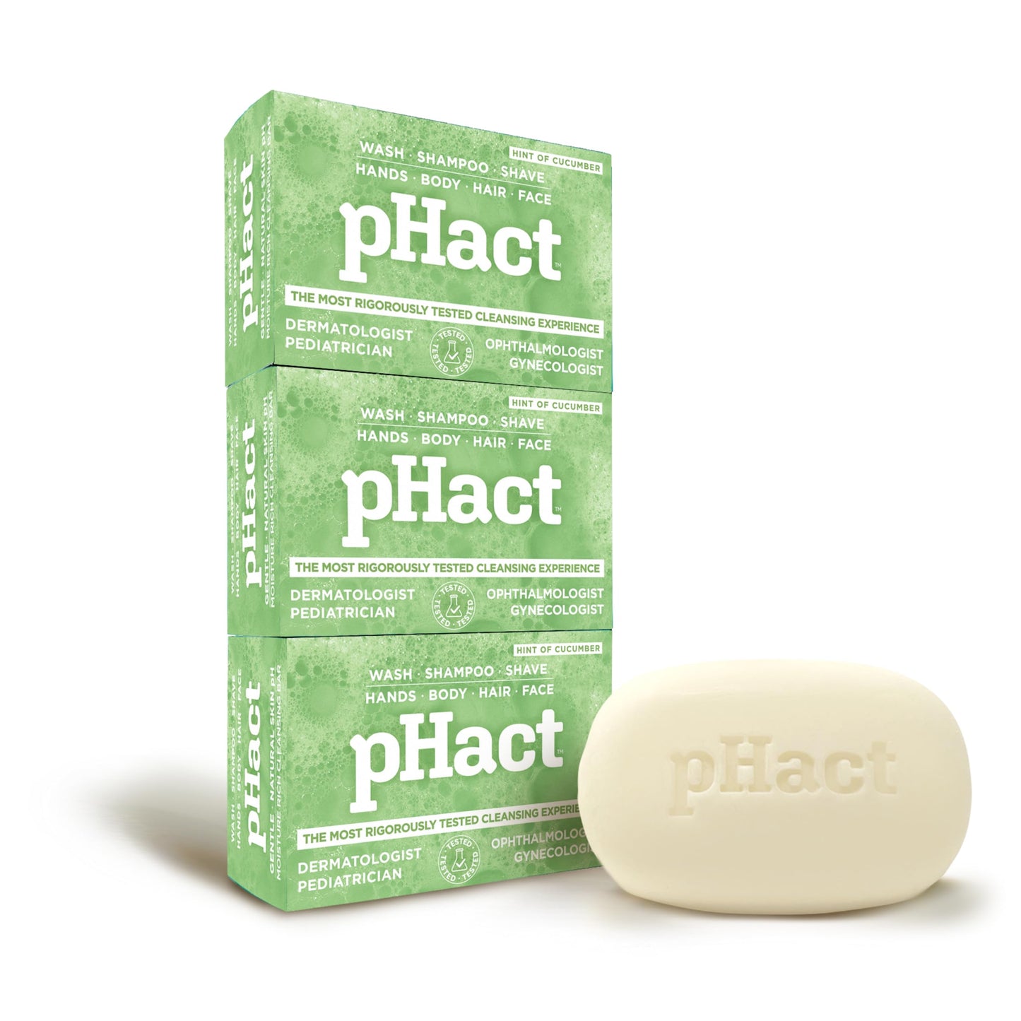 ANDREW LESSMAN pHact Moisture-Rich, Soap-Free Cleansing Bar Cucumber. Natural Skin pH. All Skin Types - Even Sensitive Skin. Hypoallergenic Beauty & Personal Care ANDREW LESSMAN