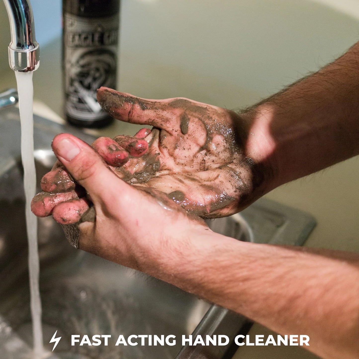 Eagle Grit Heavy Duty Industrial Hand Cleaner - USA Made Mechanic Soap - Silica-Based, Solvent - Degreaser - Removes Grease, Oil, Paint, & More Beauty & Personal Care EAGLE GRIT INDUSTRIAL HANDSOAP