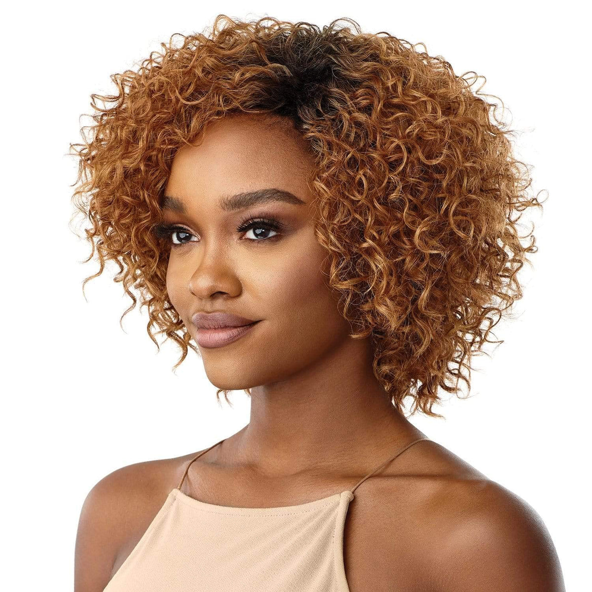 Outre Wigpop Synthetic Full Wig - Tati (1B Off Black)