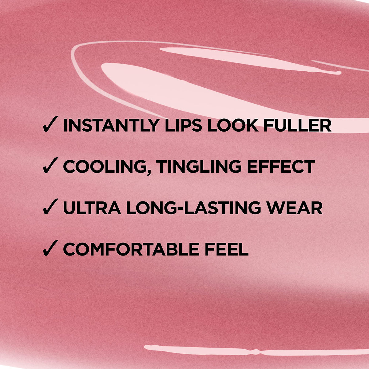 L'Oreal Paris Infallible Pro Gloss Plump Lip Gloss with Hyaluronic Acid, Long Lasting Plumping Shine, Lips Look Instantly Fuller Beauty & Personal Care L'Oreal Paris