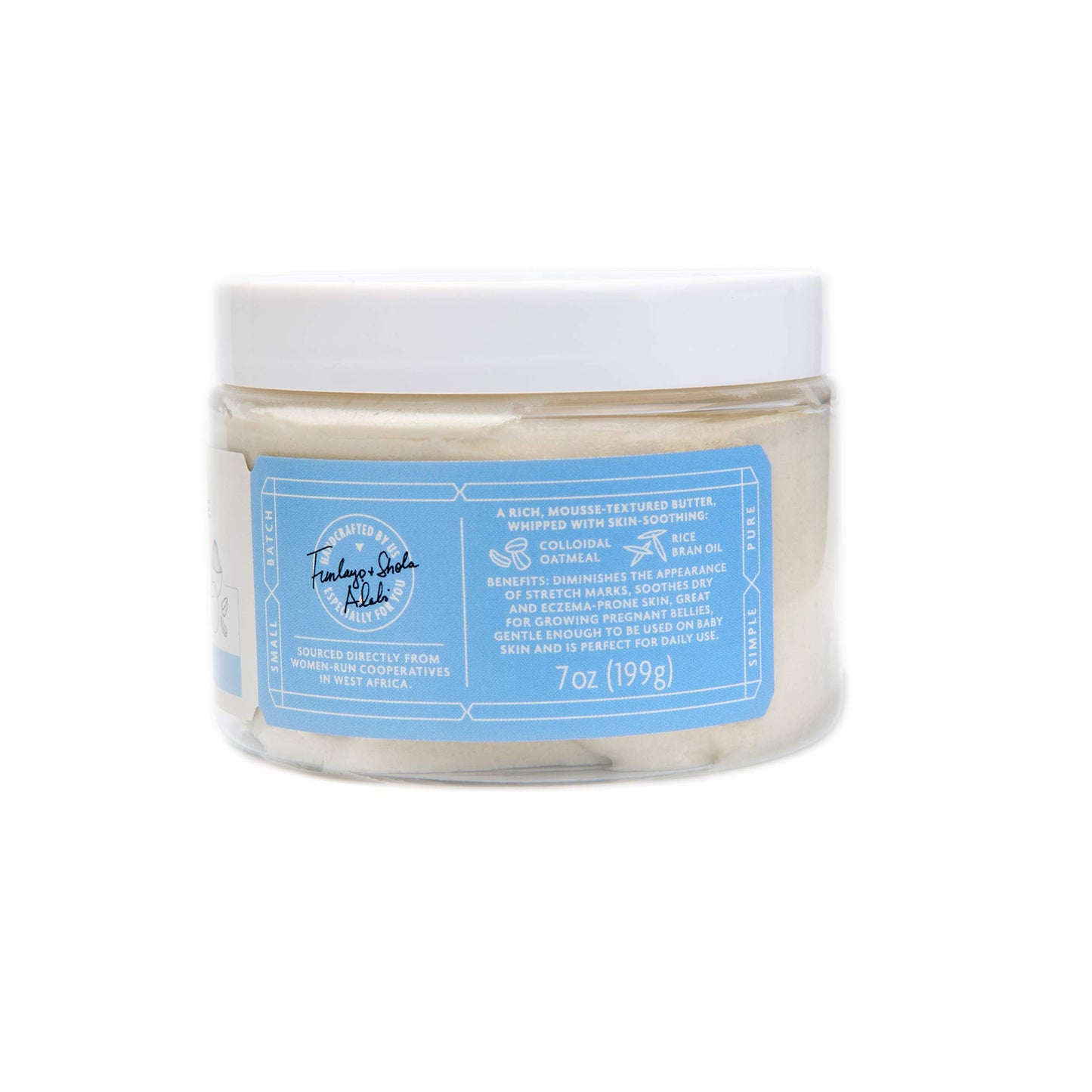 Shea Radiance P.U.R.E. Whipped Shea Butter with Colloidal Oatmeal - Whipped Body Butter Blended with Skin Soothing Oatmeal & Moisturizing Rice Bran Beauty & Personal Care Shea Radiance