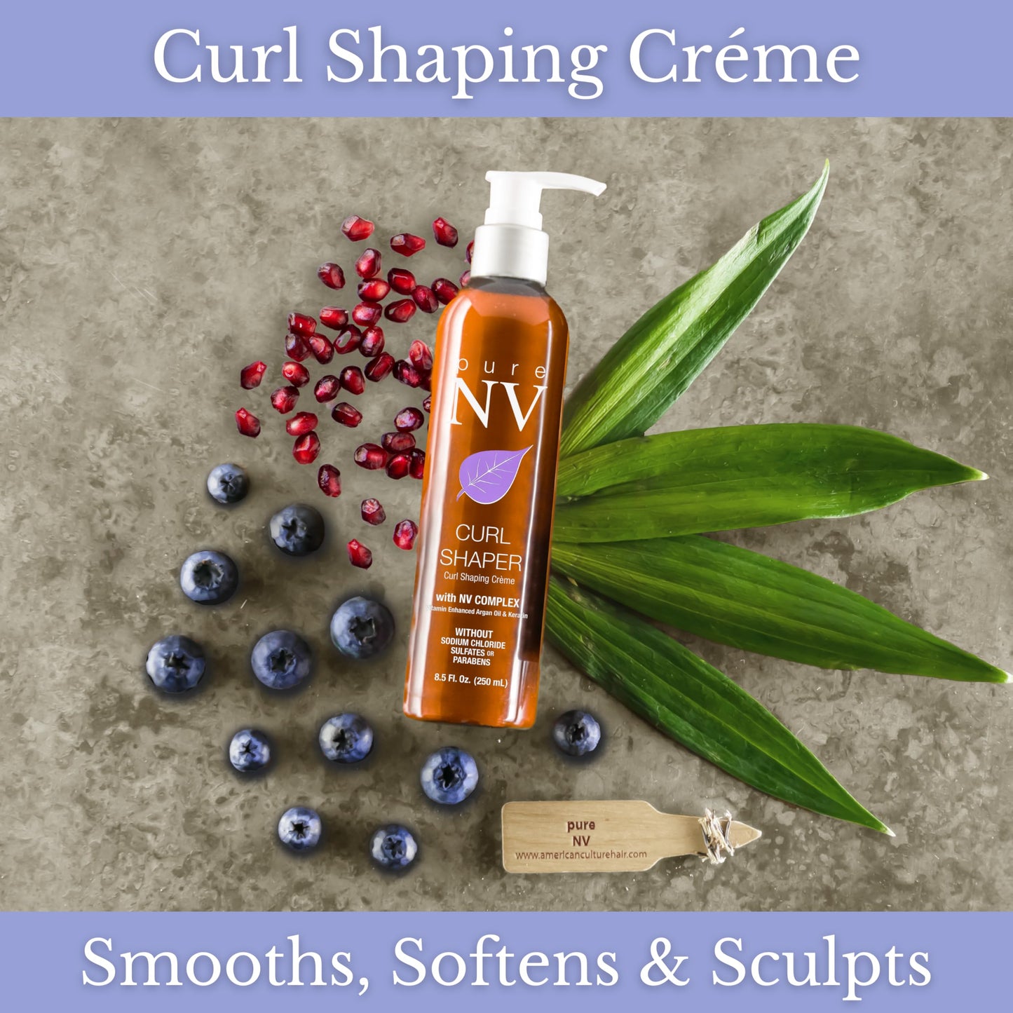 Pure NV Versatility 1 Day Frizz Free Treatment Smoothing & Curling Lotion, Made From Natural Vitamins & Minerals, Keratin, Collagen & Argan Oil Beauty & Personal Care Pure NV