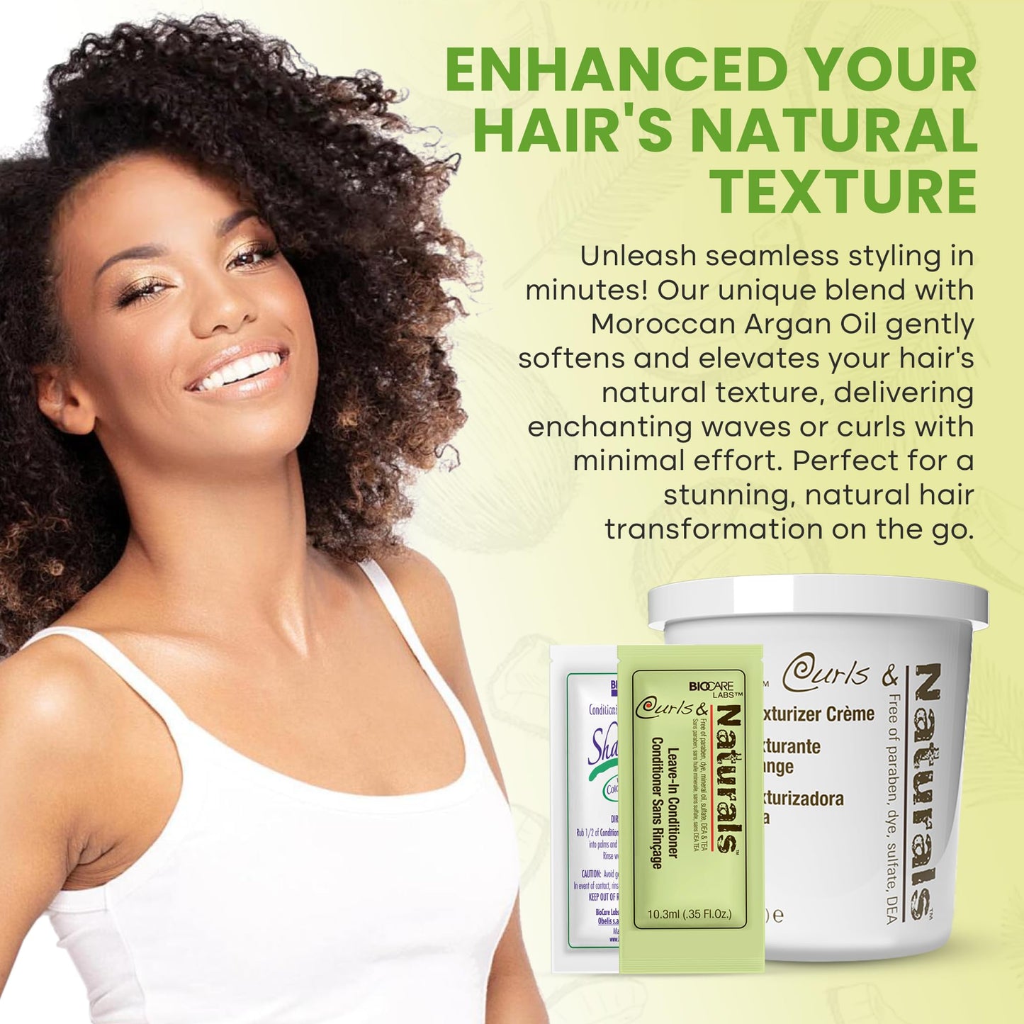 Curls & Naturals Texturizer Hair Softener with Moroccan Argan Oil Beauty & Personal Care Curls & Naturals