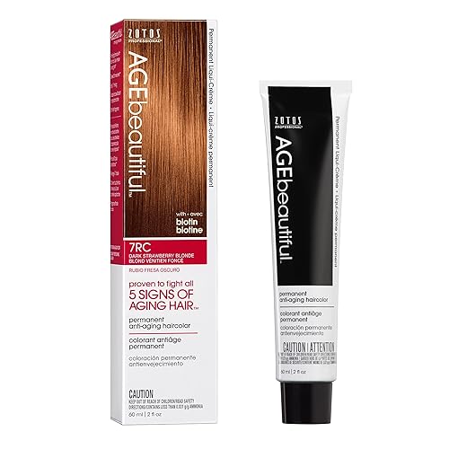 AGE beautiful Permanent Hair Color Dye Liqui Creme | 100% Gray Coverage | Anti-Aging Haircolor | Biotin for Thicker, Fuller Hair | Professional Salon Beauty & Personal Care AGE beautiful