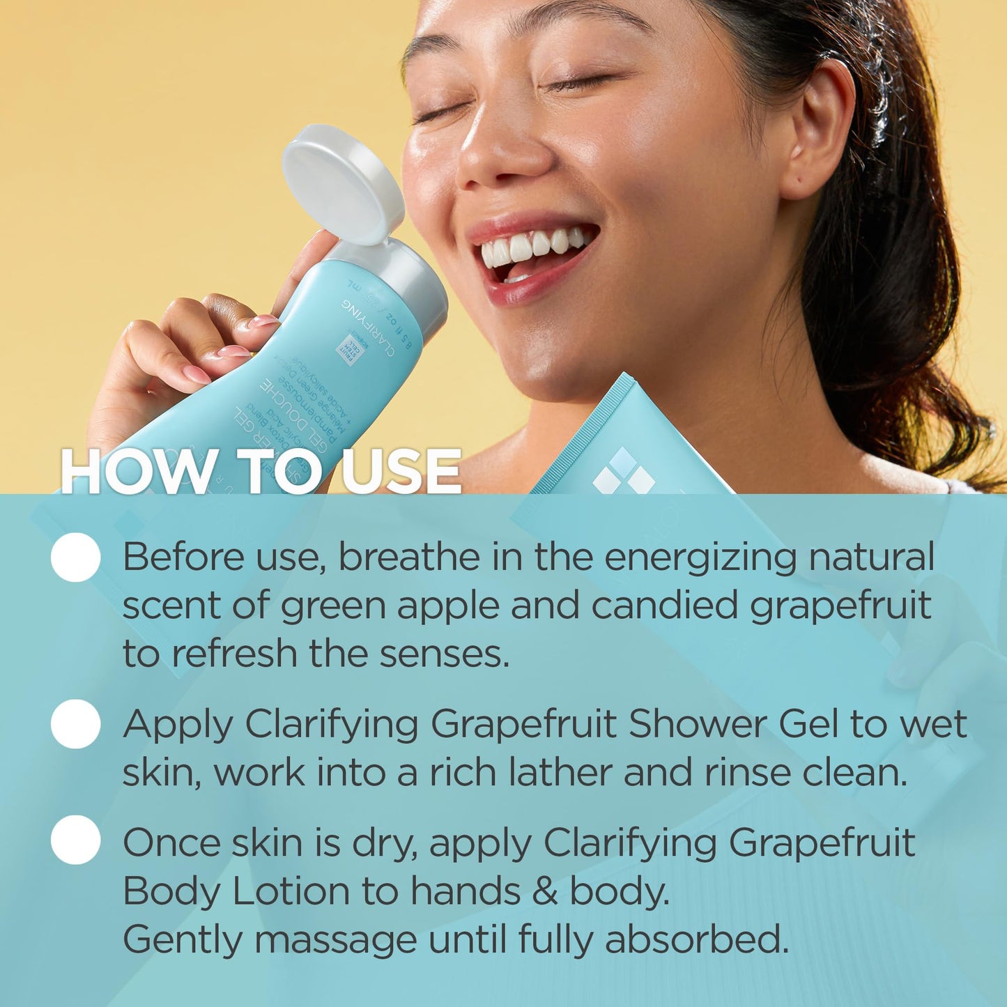 Andalou Naturals Body Wash, Clarifying Grapefruit Shower Gel, Gentle Exfoliating Salicylic Acid Body Wash with Tea Tree & Witch Hazel, Targets Back Beauty & Personal Care Andalou Naturals