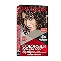Revlon Colorsilk Beautiful Color Permanent Hair Color, Long-Lasting High-Definition Color, Shine & Silky Softness with 100% Gray Coverage, Ammonia Beauty & Personal Care REVLON