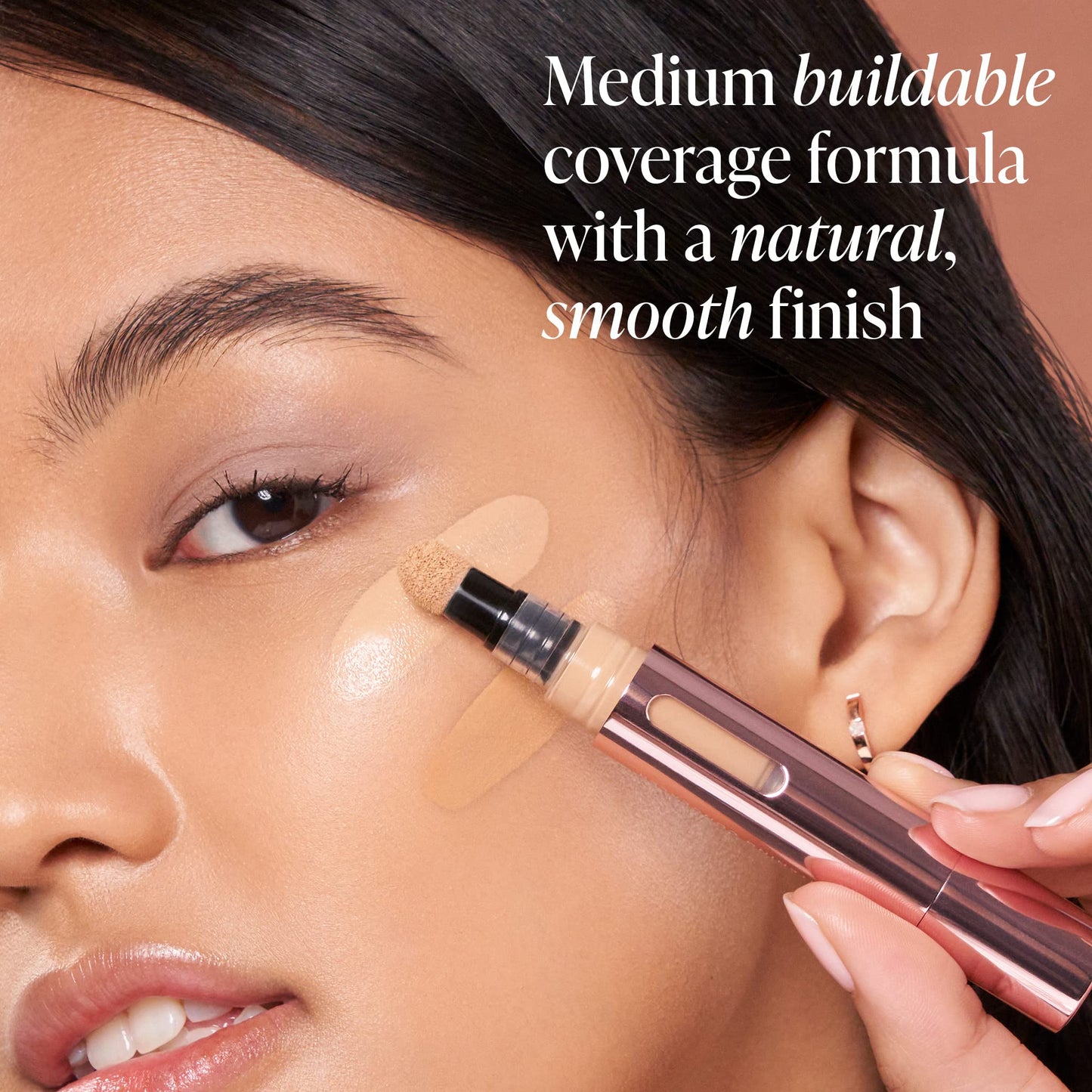 Mally Beauty - The Plush Pen Brightening Concealer Stick - Cashmere - Hydrating Turmeric, Vitamin E, and Hyaluronic Acid Infused Formula - Medium Beauty & Personal Care Mally Beauty