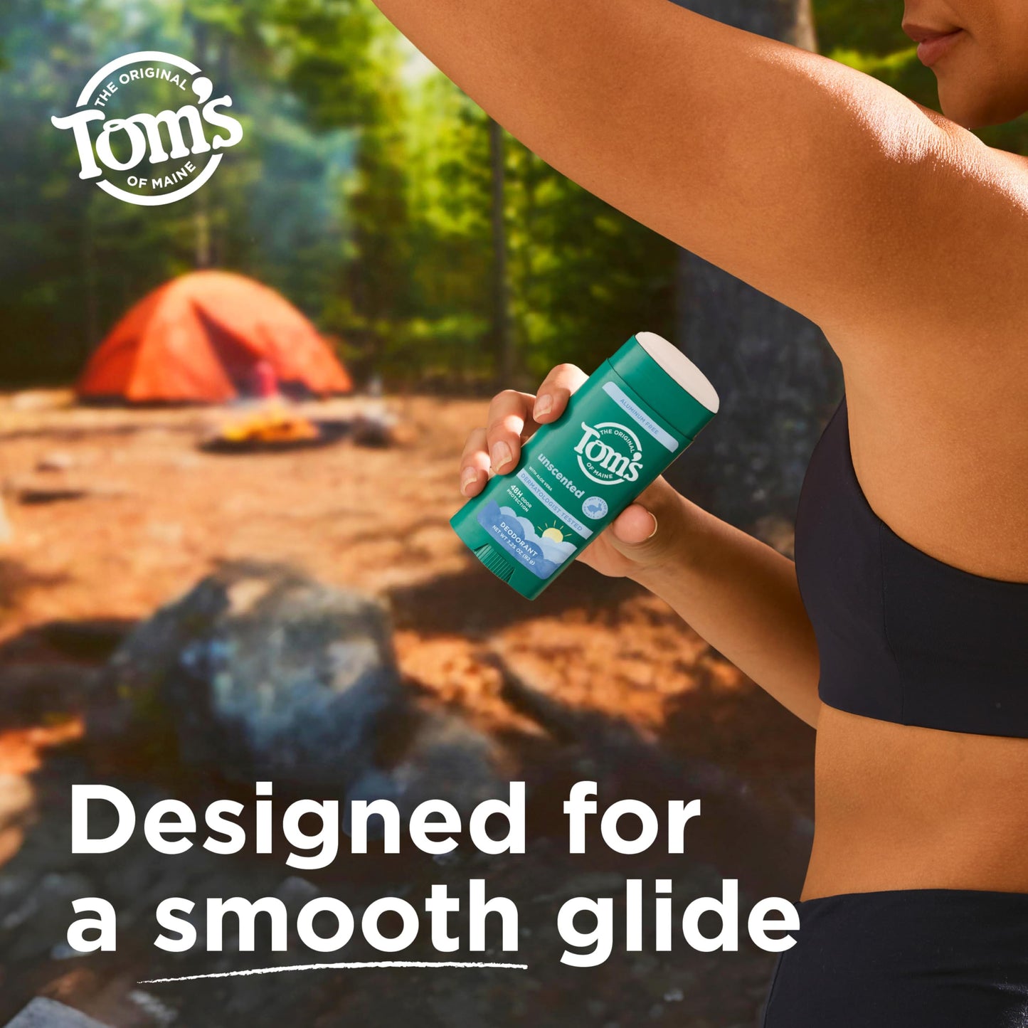 Tom’s of Maine Unscented Natural Deodorant for Men and Women, Aluminum Free, No Artificial Fragrances, Dyes, or Preservatives, Baking Soda Free, 48 Beauty and Personal Care Tom's of Maine