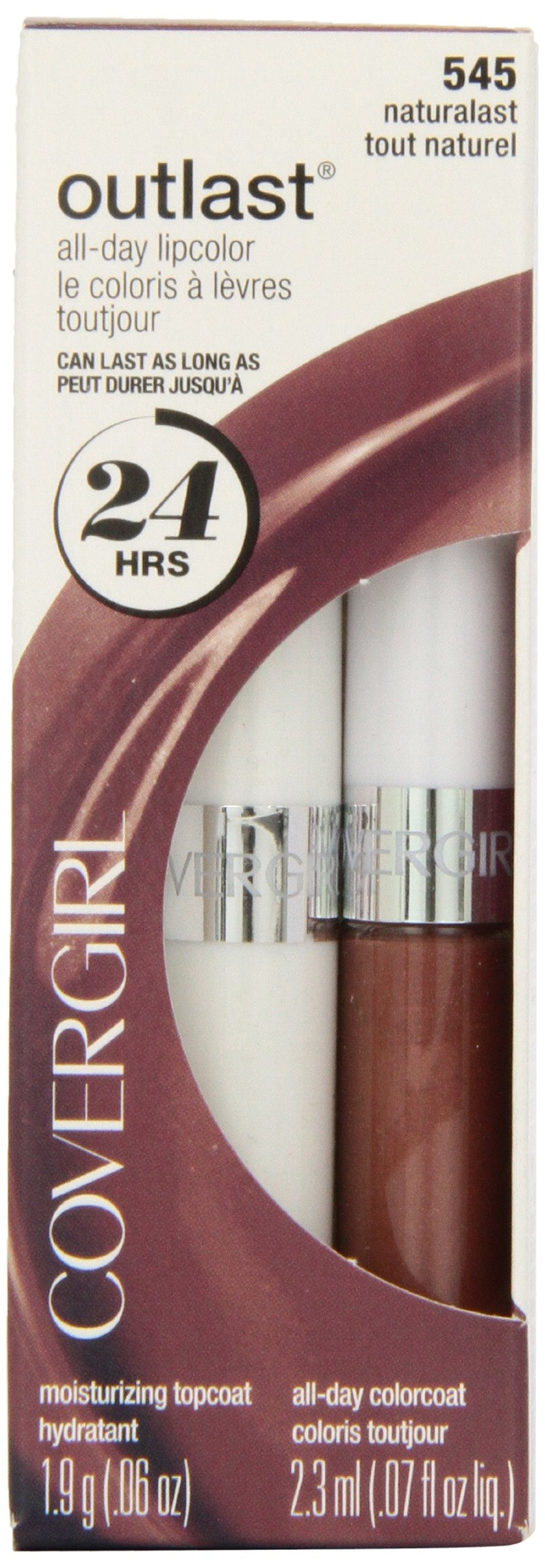 CoverGirl Outlast All Day Two Step Lipcolor, Naturalast 545, 0.13 Ounce Beauty & Personal Care COVERGIRL