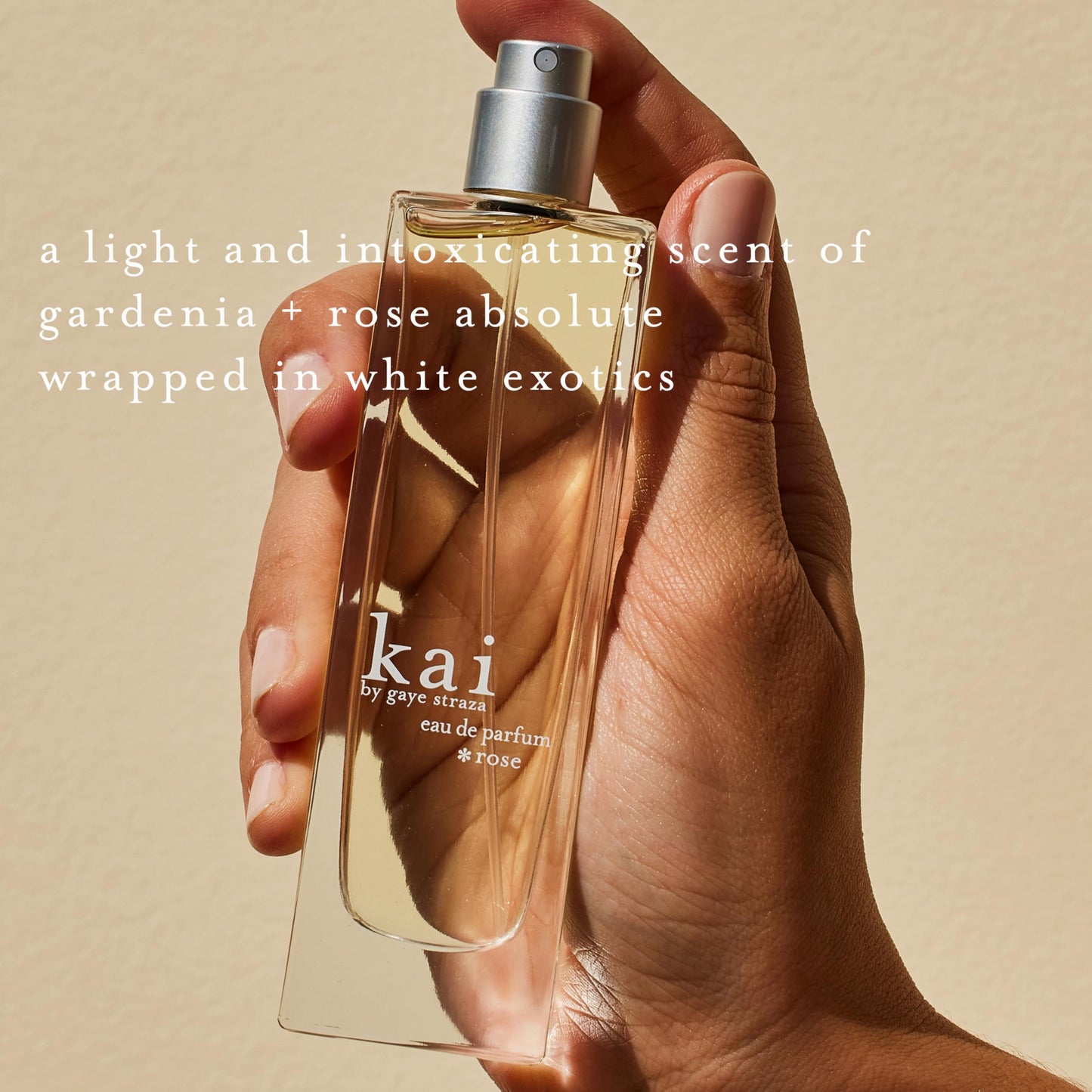 kai eau de parfum spray - rose absolute & the fresh scent of gardenia perfume wrapped in white exotics. airy, light & fresh scent, 1.7 Fl Oz, made in Beauty & Personal Care kai