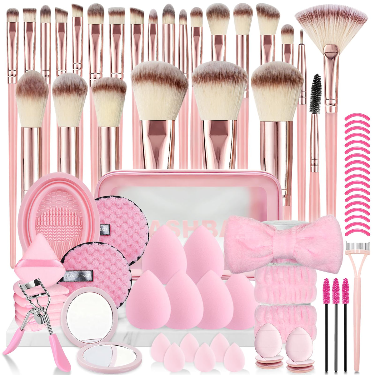80PCS Makeup Brushes, Makeup Brush Set Professional Makeup Kit Multi-functional Makeup Tool Set with Case Facial Makeup Accessories,Brush Set Eye