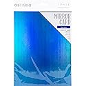 Craft Perfect Iridescent Mirror Cardstock 8.5"X11" 5/Pkg-Iridescent -Tidal Wave Beauty & Personal Care Tonic Studios