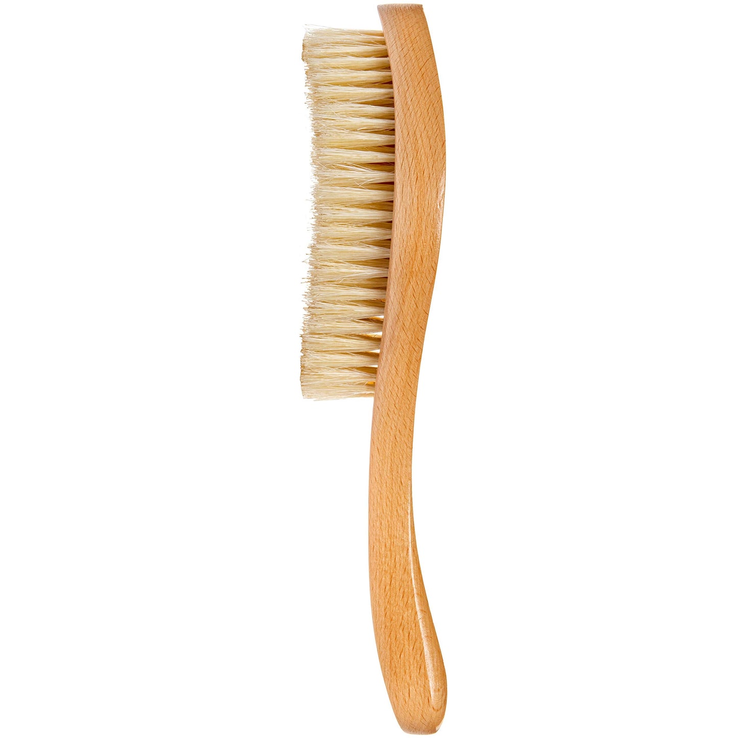 GranNaturals Soft Bristle Hair Brush - Curved Boar Bristle Vintage Style Hairbrush for 360 Waves, Sleek Slick Back Ponytail & Bun, Smoothing, Fades Beauty & Personal Care GranNaturals