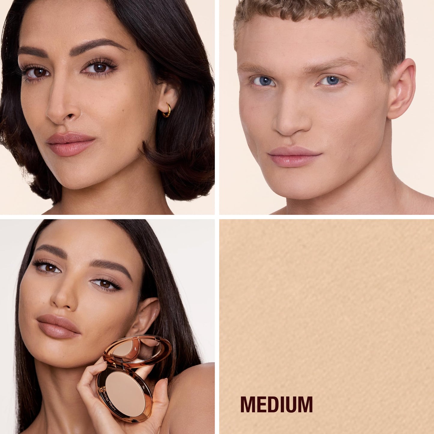 Charlotte Tilbury Airbrush Flawless Finish Setting Powder Refill - Pore-Blurring Pressed Powder for Face Makeup to Minimize Shine with a Soft-Focus Beauty and Personal Care Charlotte Tilbury