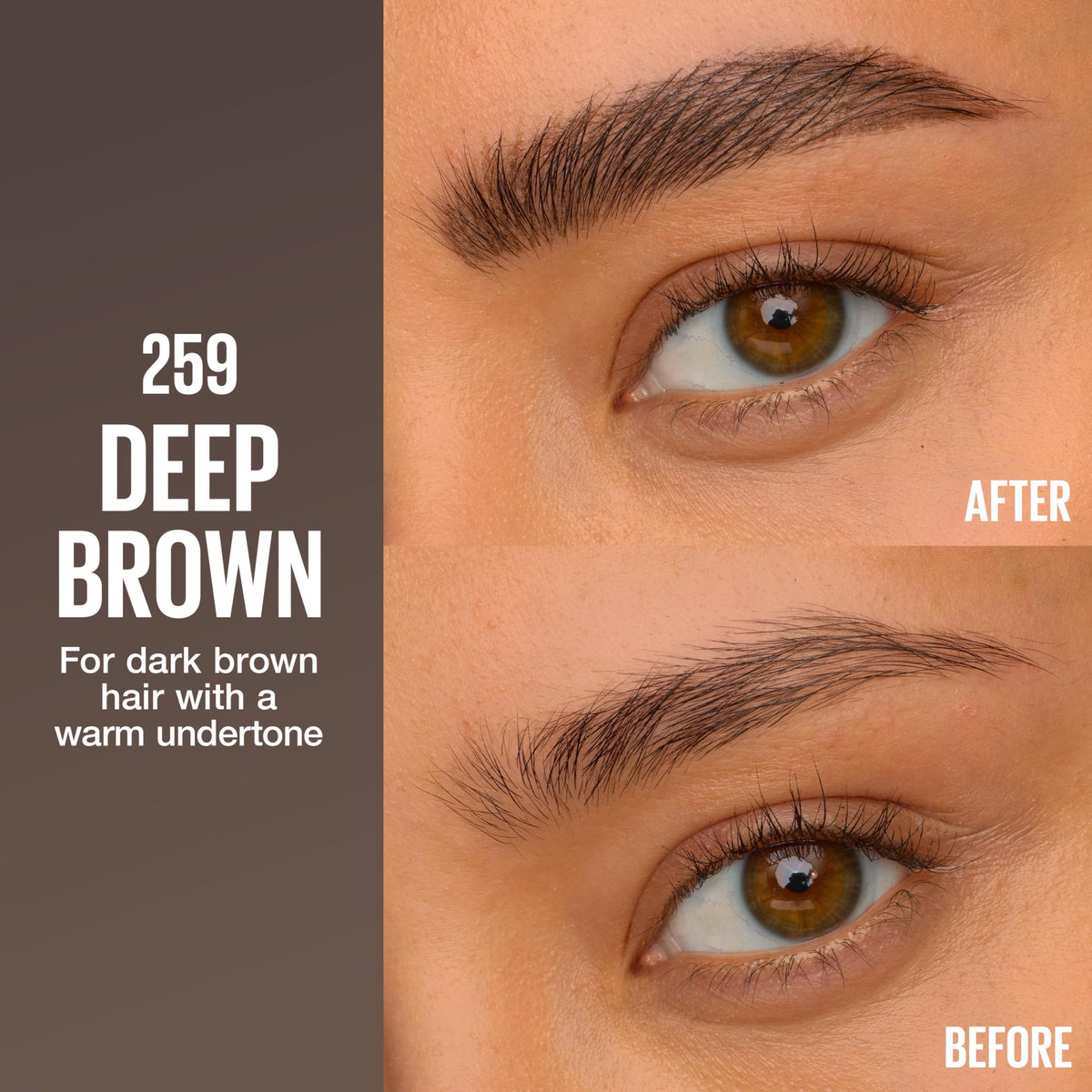 Maybelline Brow Inserts Eyebrow Pen, Micro Needle Shaped 2-In-1 Dual-Ended Brow Makeup Pen and Gel, Water-Resistant, Smudge Proof for Up to 36-HR