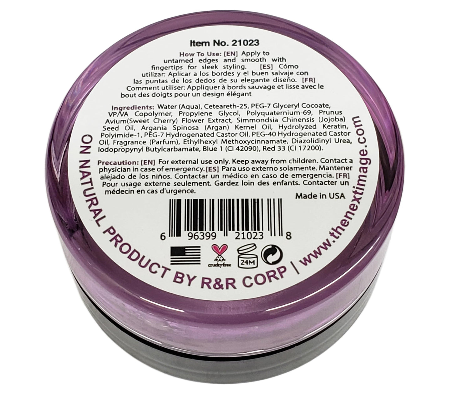 On Natural Edge Control Extreme Hold-Cherry Blossom and Jojoba Oil 1oz (1 oz) Beauty & Personal Care On Natural
